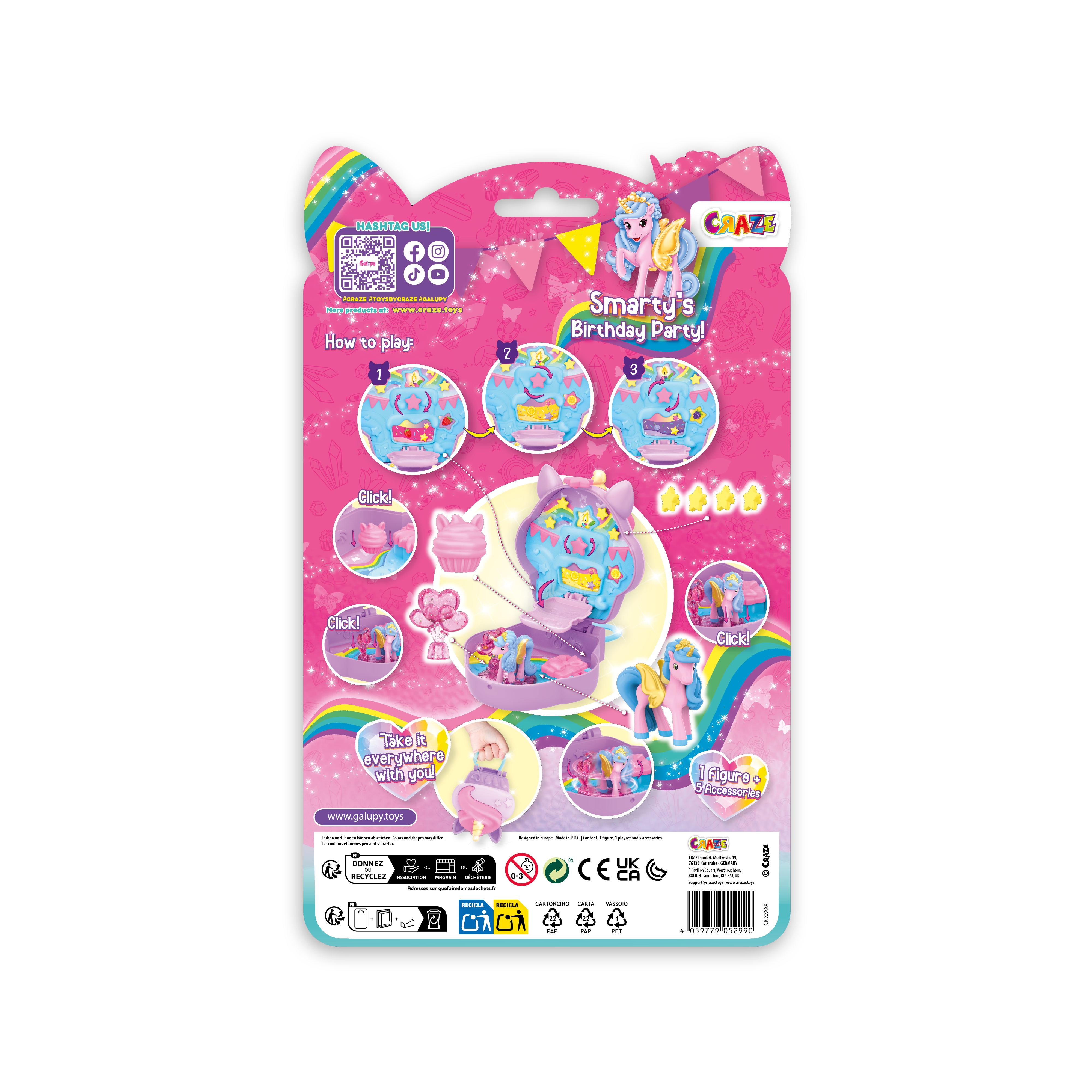 GALUPY RAINBOW UNICORN - In My Pocket