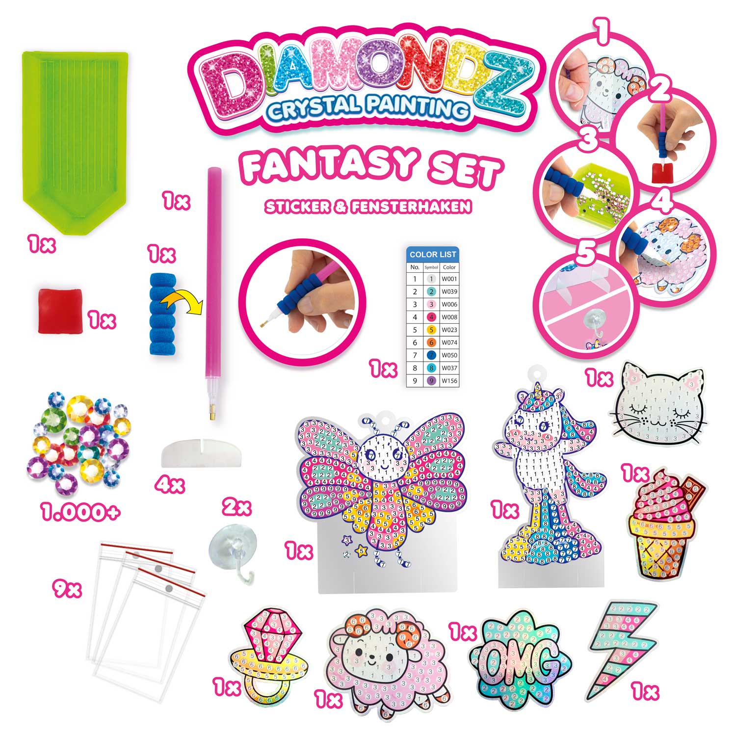 DIAMONDZ - Beginner Set Fantasy – CRAZE TOYS