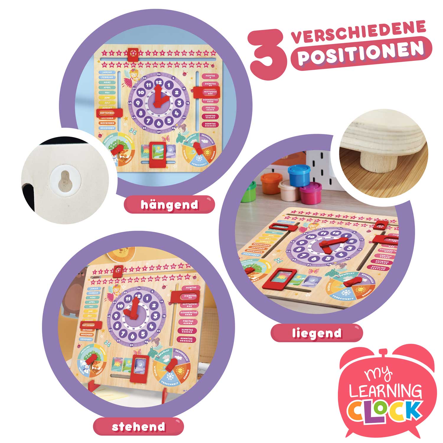 MY LEARNING CLOCK - Prinzessin