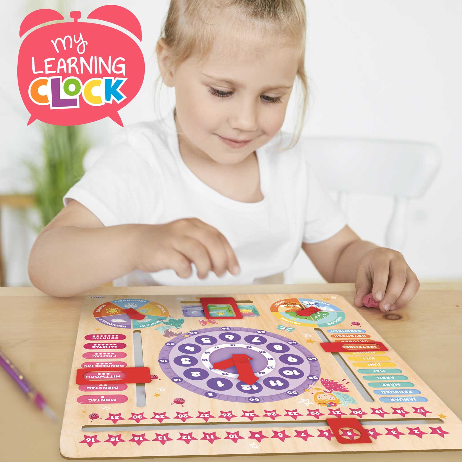 MY LEARNING CLOCK - Prinzessin