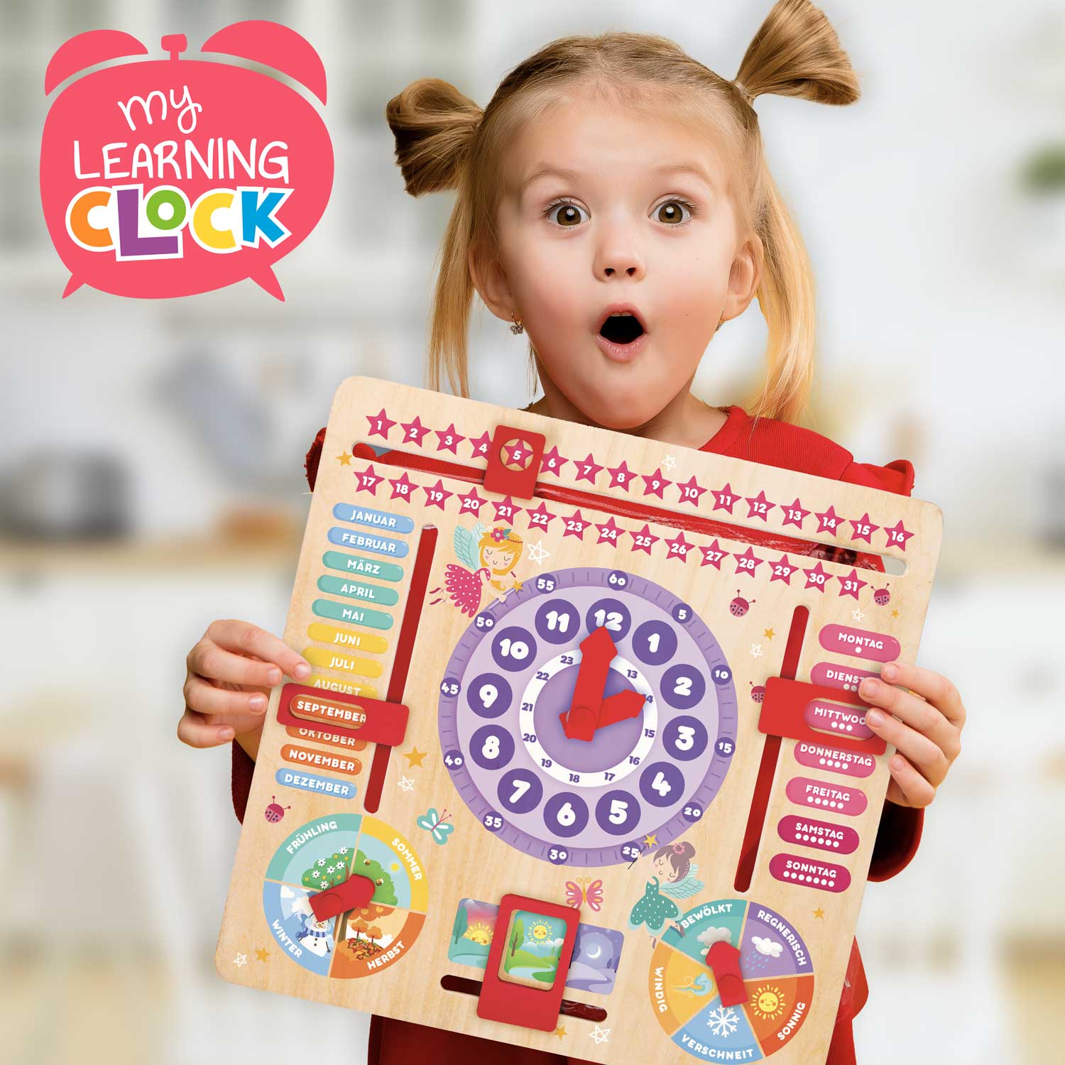 MY LEARNING CLOCK - Prinzessin