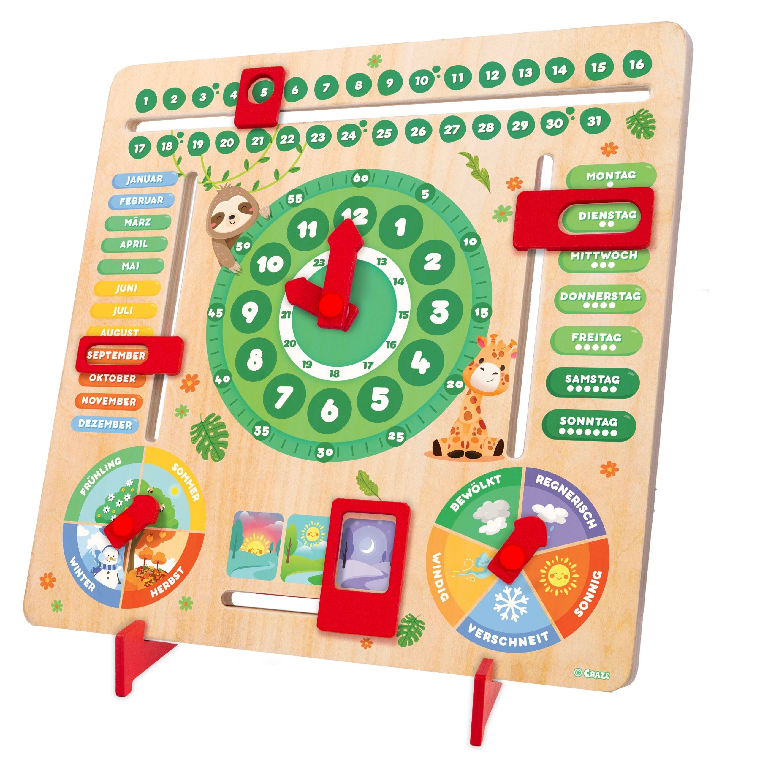 MY LEARNING CLOCK - Tiere