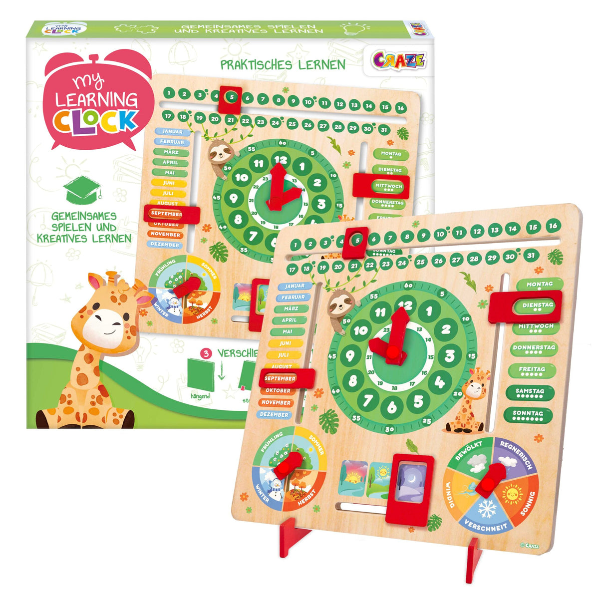 C Loc Learning My Learning Clock – CRAZE TOYS