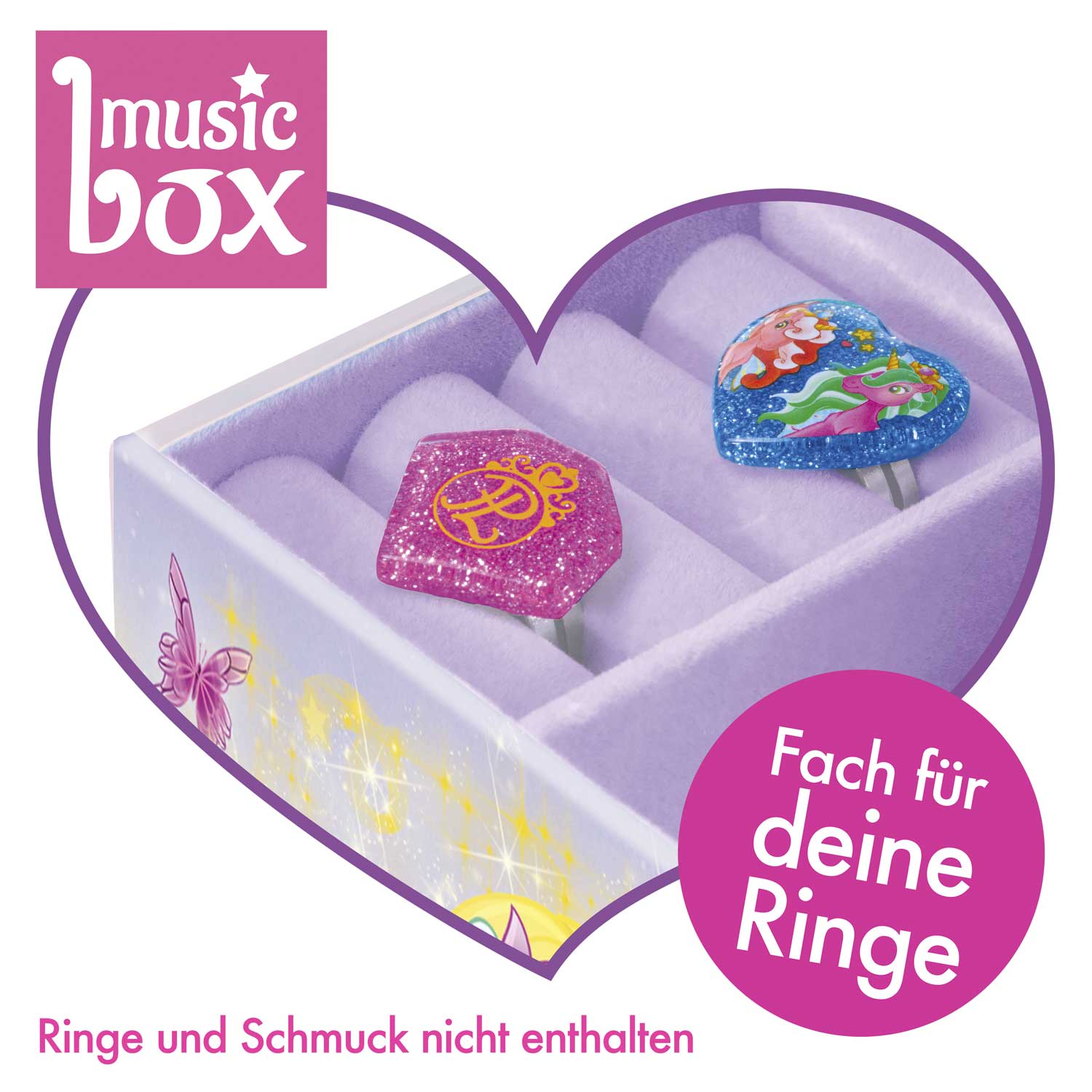 Fairy children's jewelry box with music box
