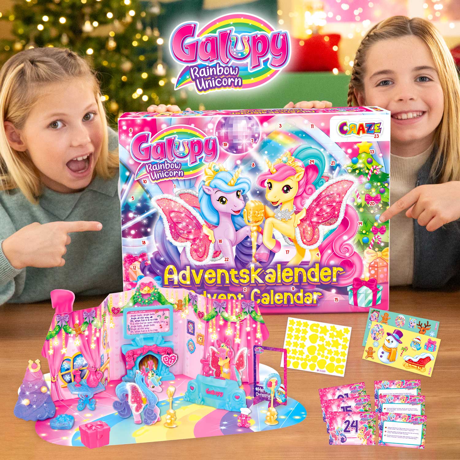 ADVENTSKALENDER - Galupy Rainbow Unicorn