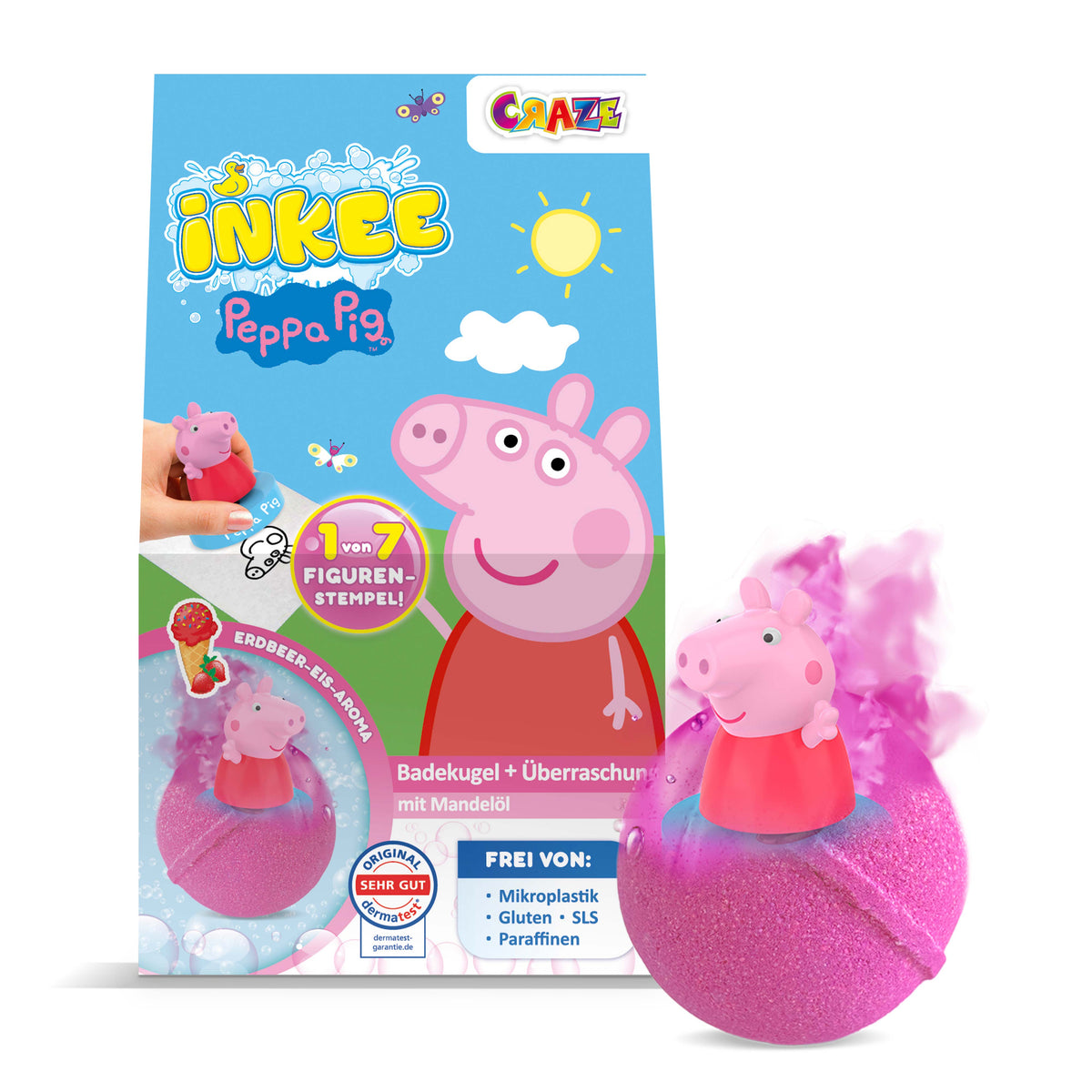 INKEE - Peppa Pig Surprise Bath Bomb