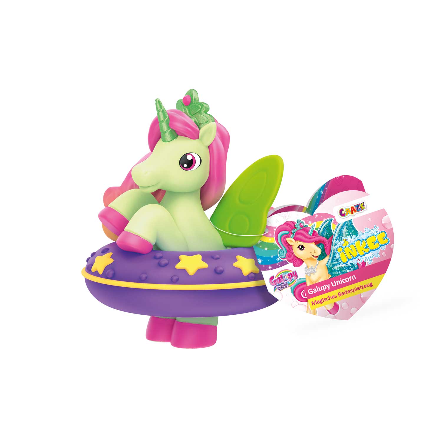 INKEE TOYS - Magic Bath Galupy Rainbow Unicorn Star