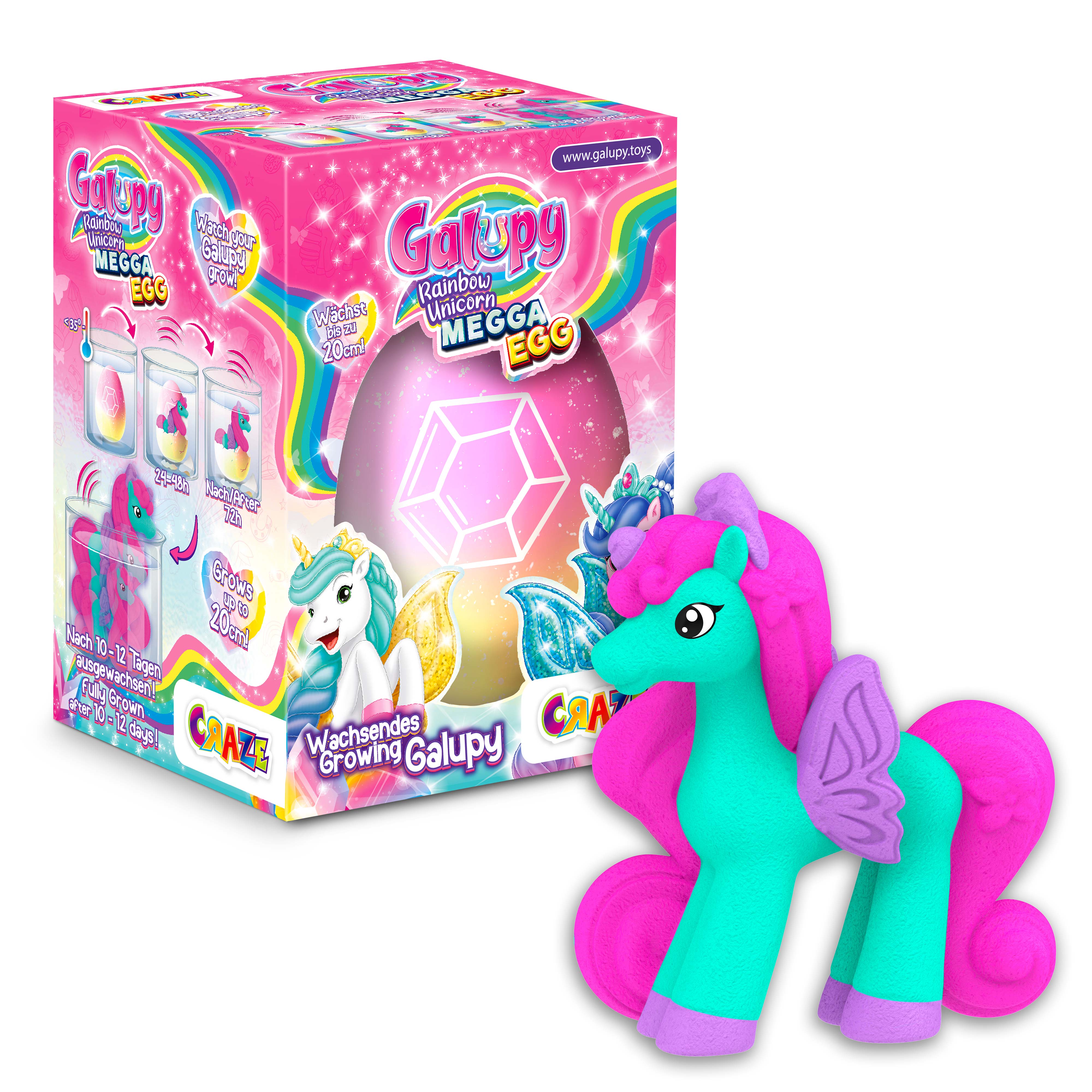 MEGGA EGG - Galupy Rainbow Unicorn