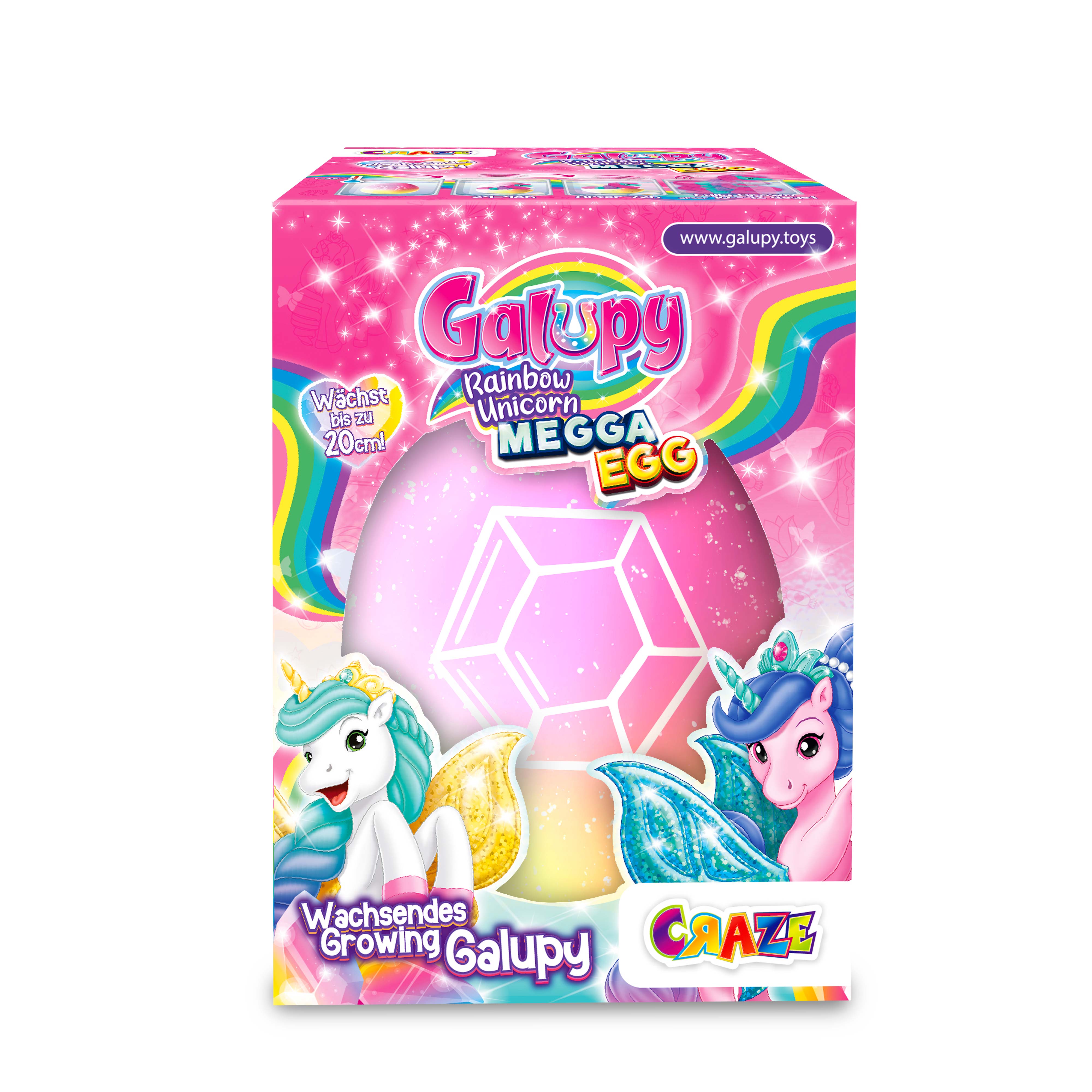 MEGGA EGG - Galupy Rainbow Unicorn