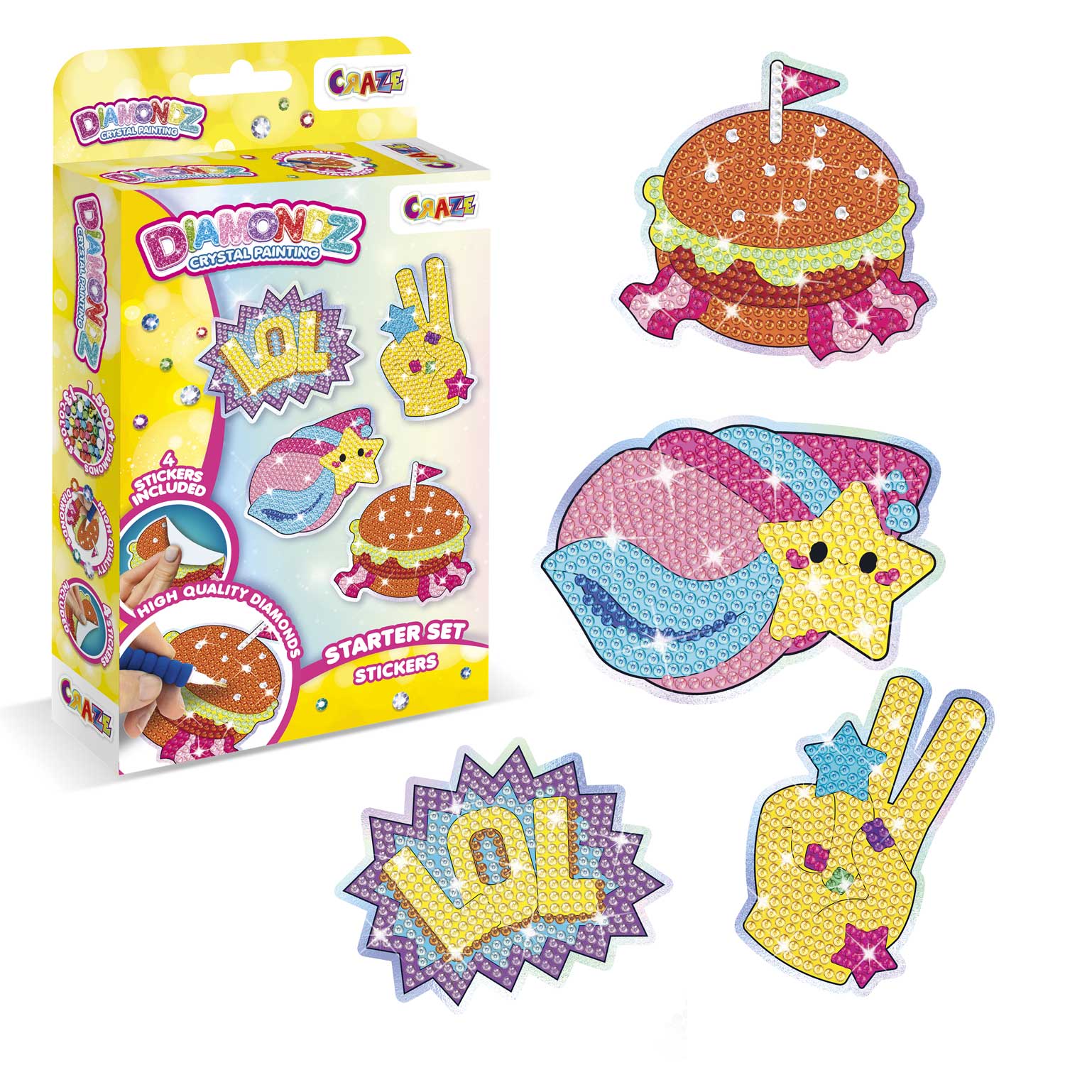 DIAMONDZ - Starter Set Stickers Fun Series