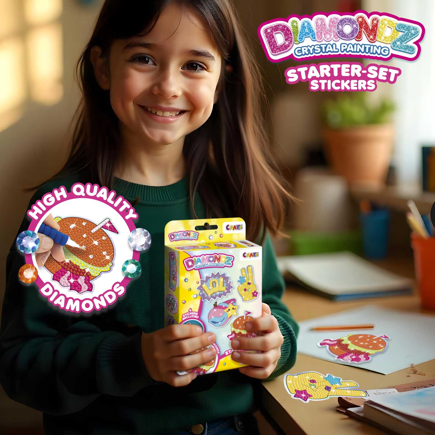 DIAMONDZ - Starter Set Stickers Fun Series