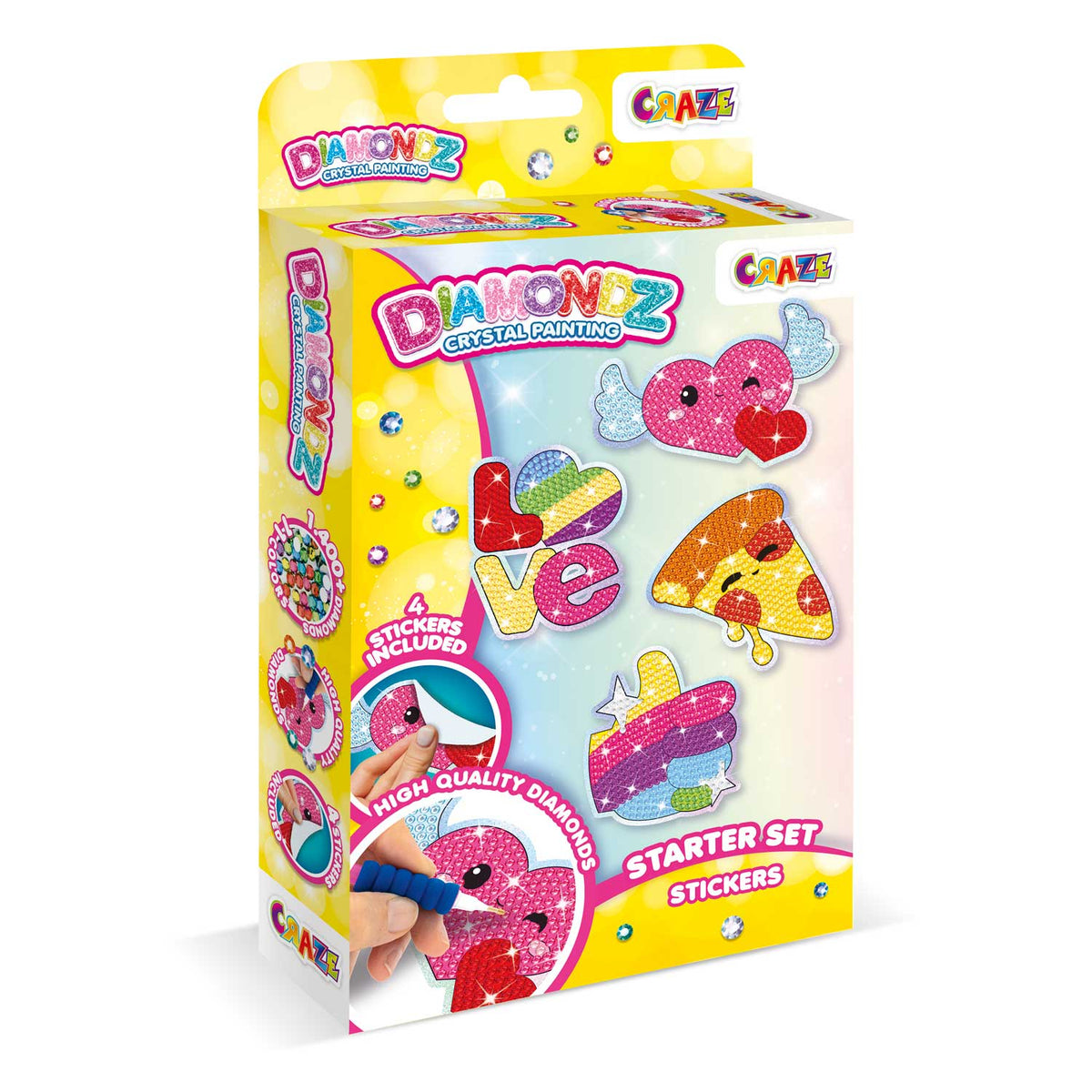 Start Set Sticker DIAMONDZ - Starter Set Stickers Fun Series – CRAZE TOYS