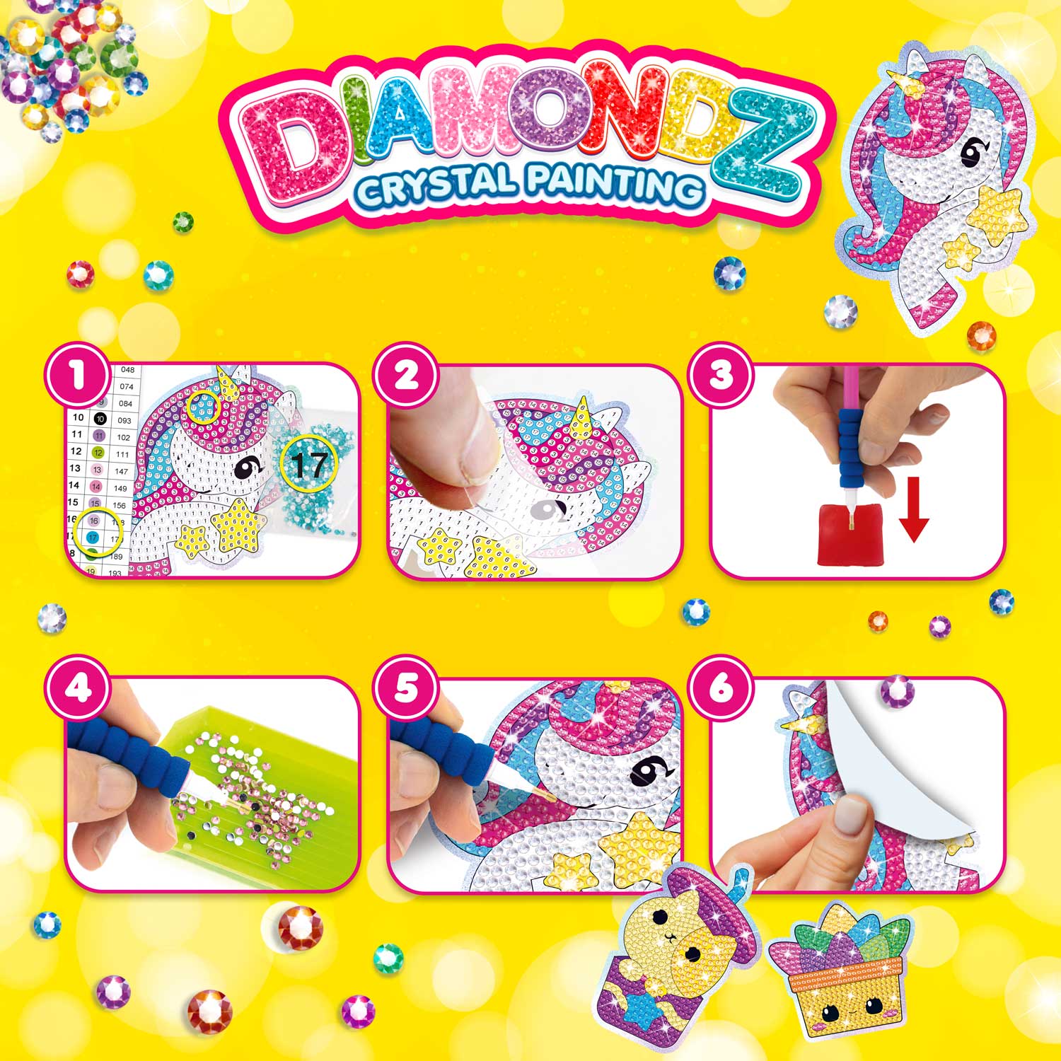 DIAMONDZ - Mega Set Stickers Fun Series