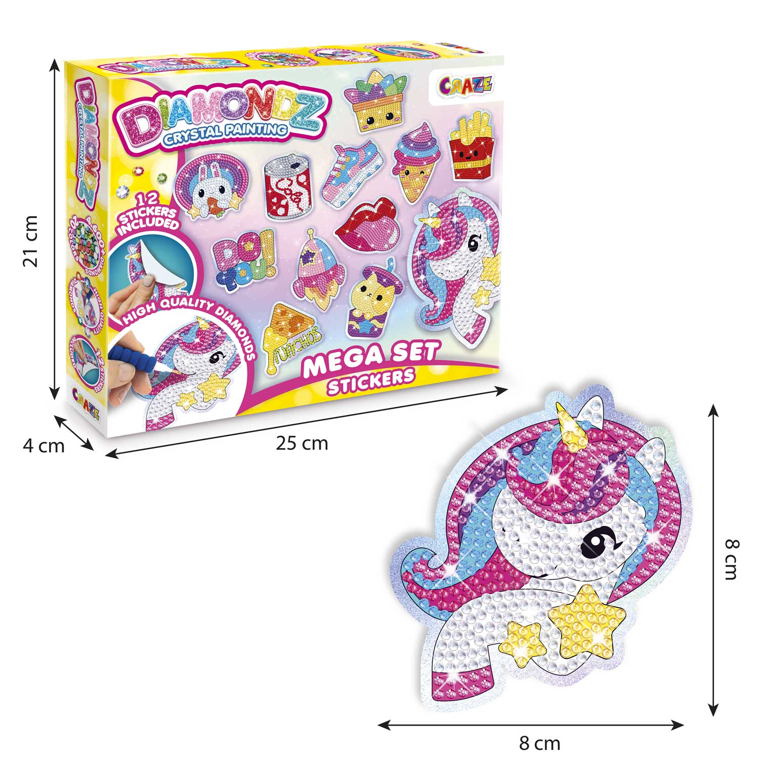 DIAMONDZ - Mega Set Stickers Fun Series