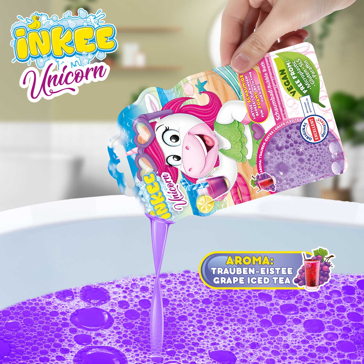 INKEE - Schaumbad Einhorn