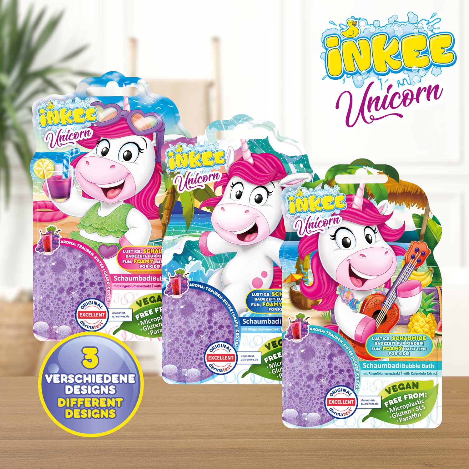 INKEE - Schaumbad Einhorn