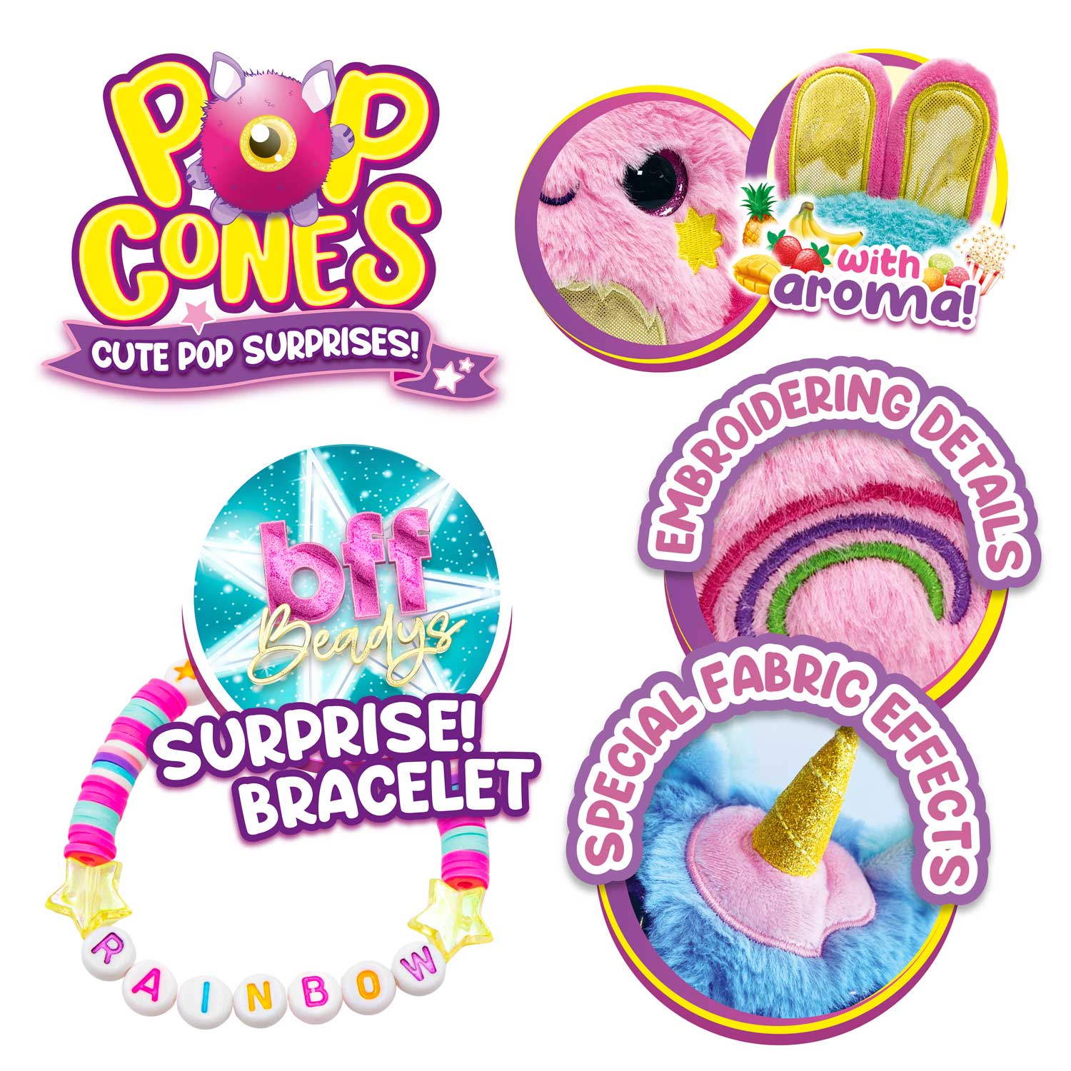 Pop Cones - Sugar