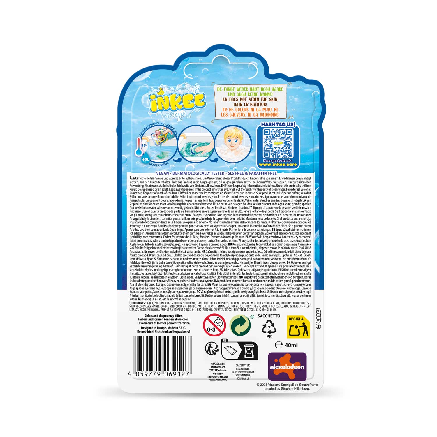 INKEE - Paw Patrol Bubble Bath