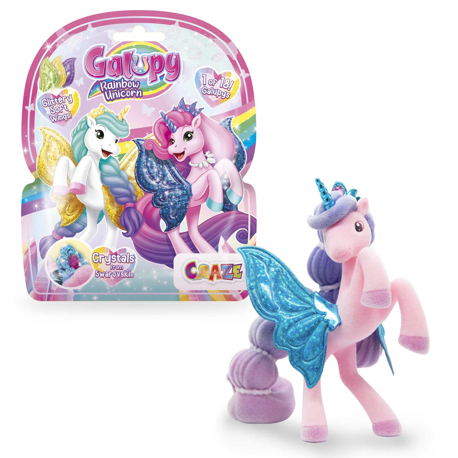 GALUPY RAINBOW UNICORN - Sammelfiguren Foilbag