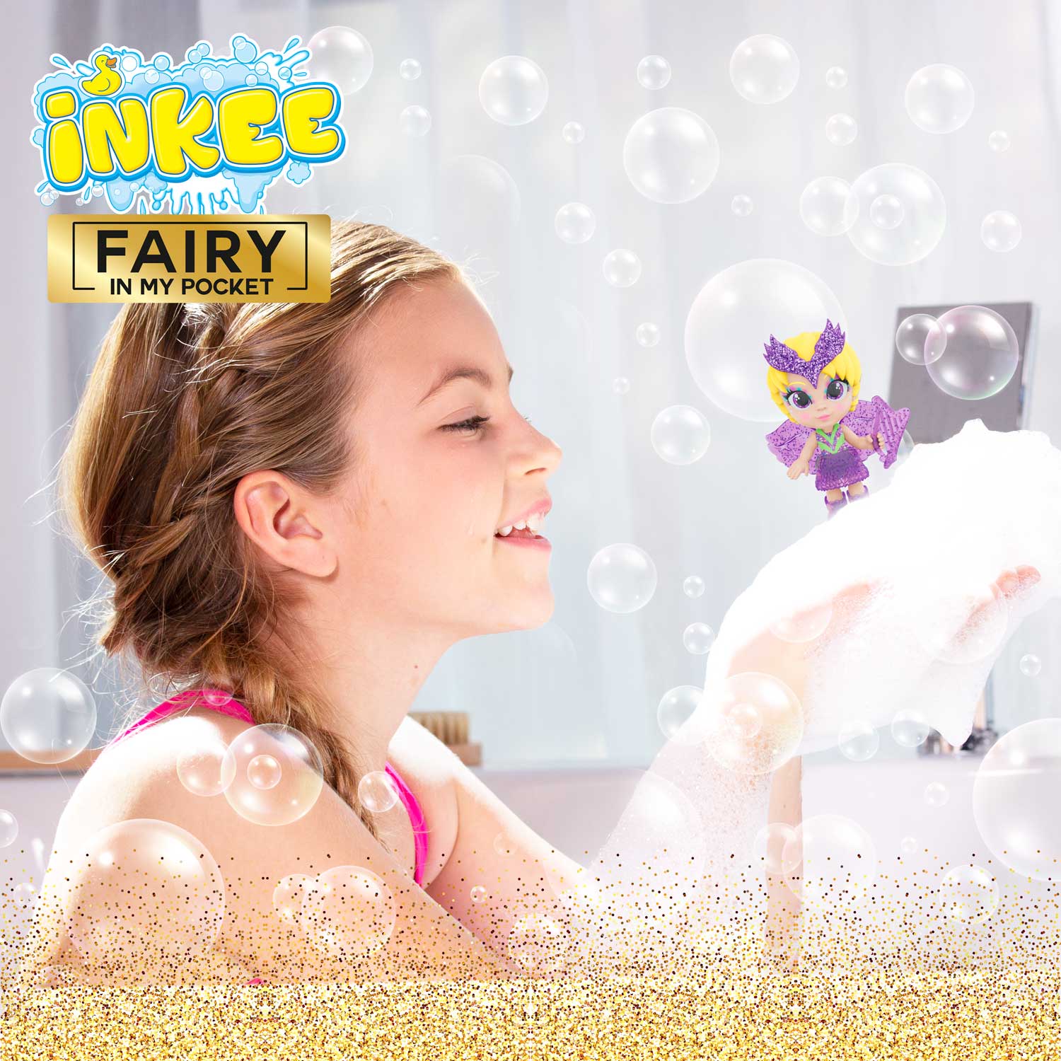 INKEE - FAIRY IN MY POCKET Überraschungs-Badekugel XXL