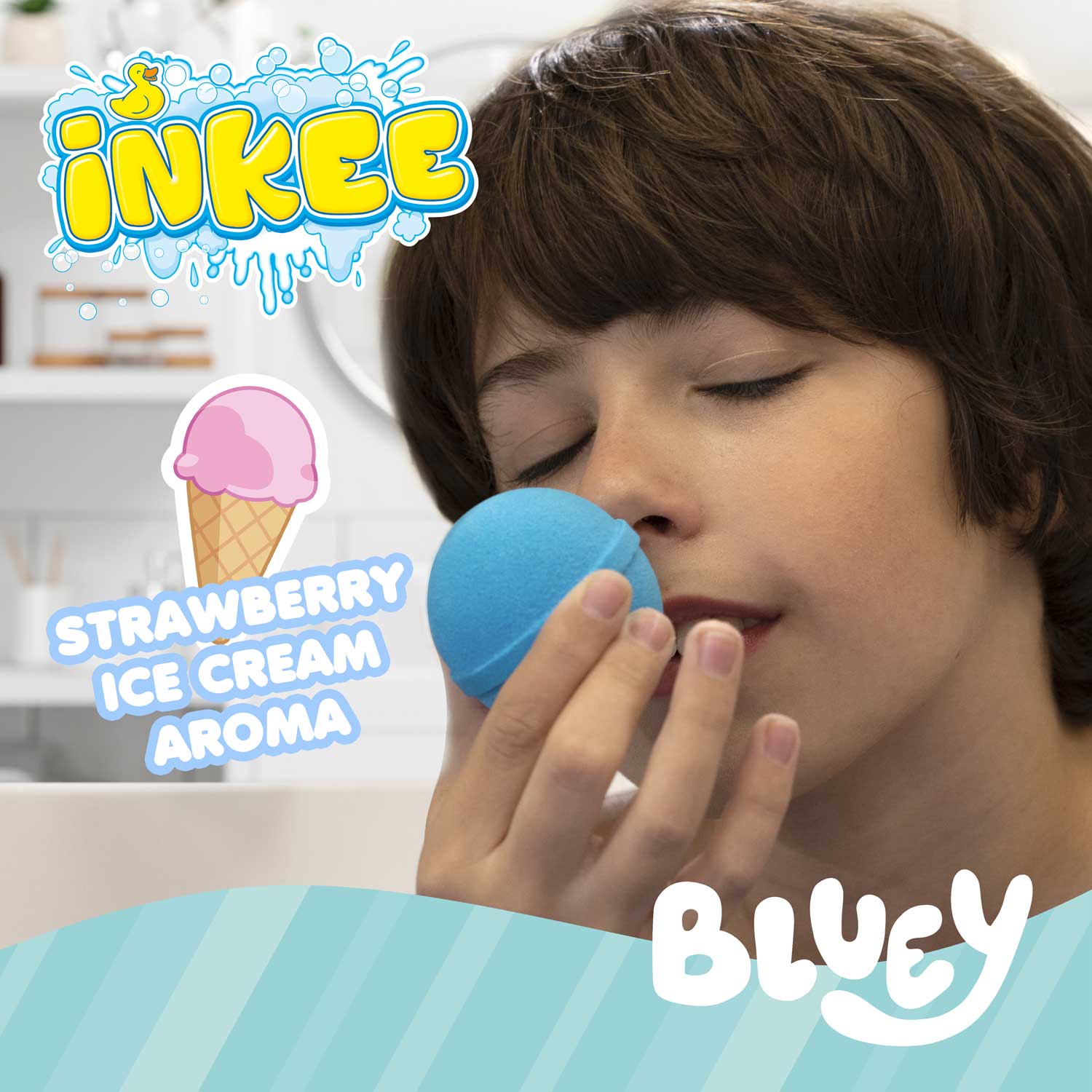 INKEE - Bluey Überraschungs-Badekugel