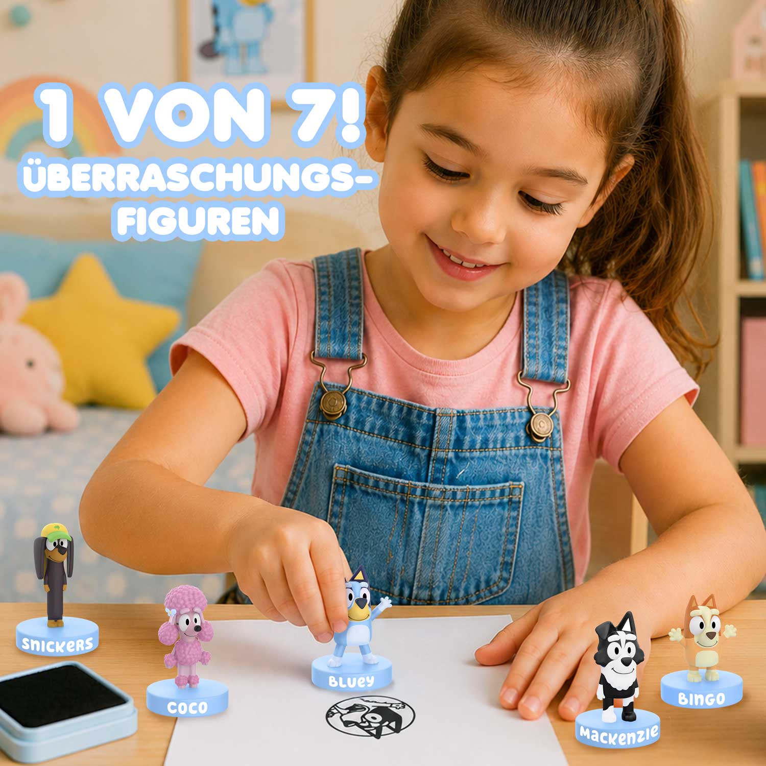 INKEE - Bluey Überraschungs-Badekugel