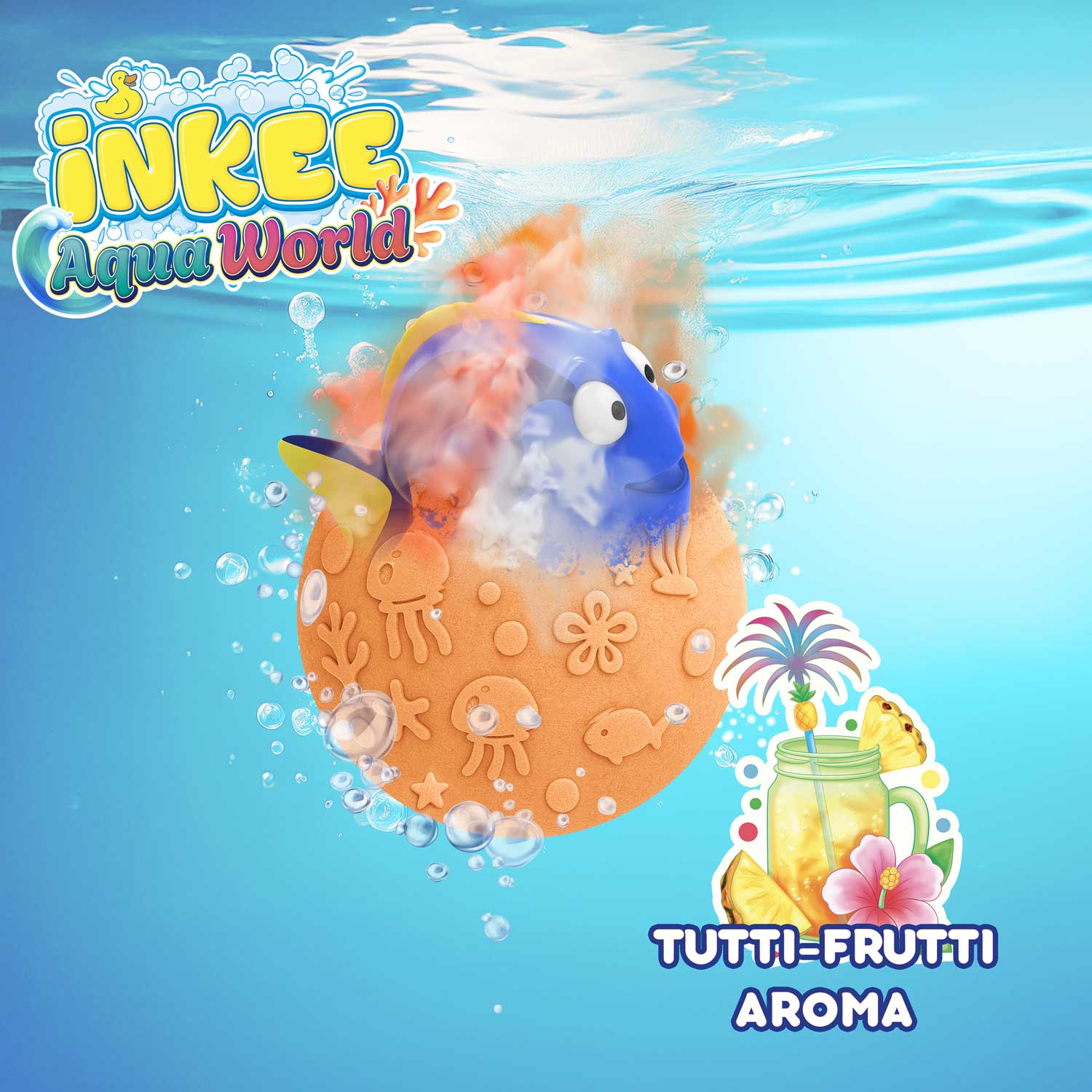 INKEE - Aqua World Überraschungs-Badekugel