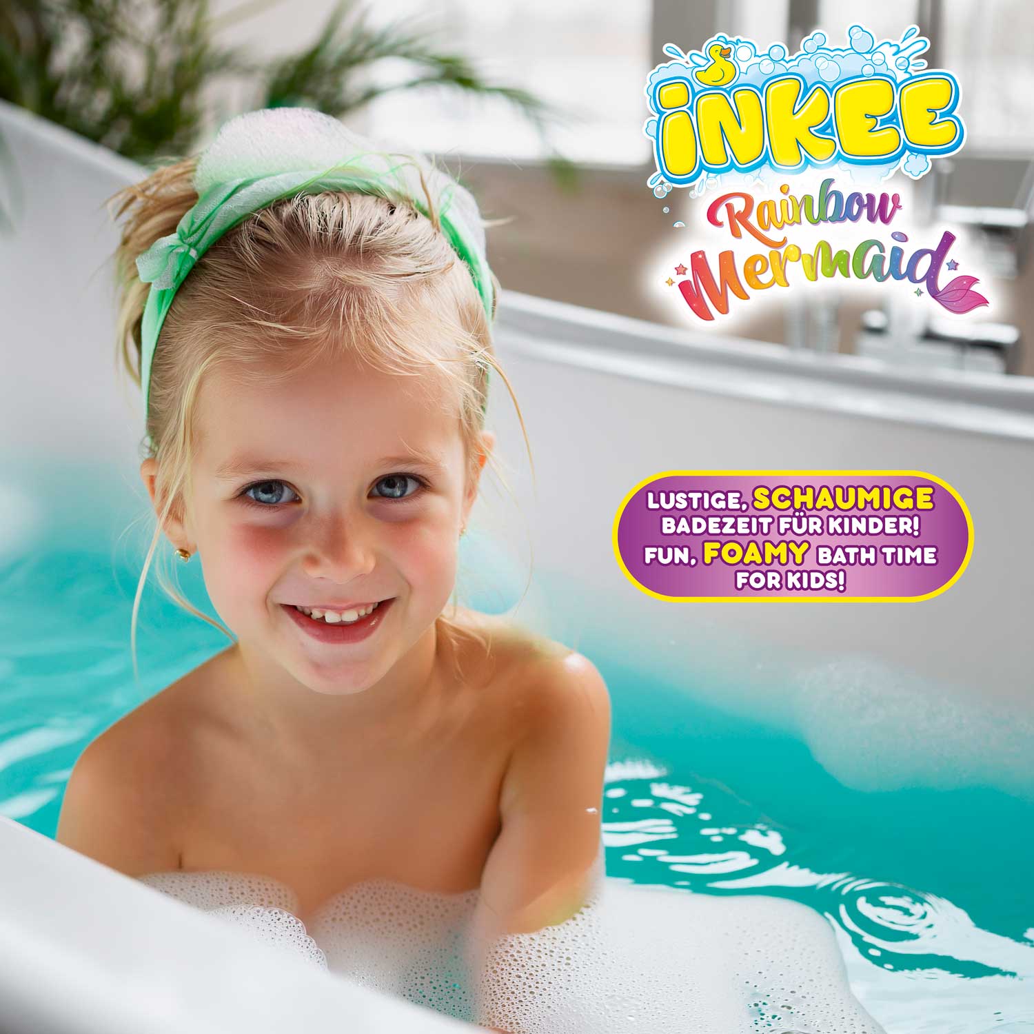 INKEE - Schaumbad Rainbow Mermaid