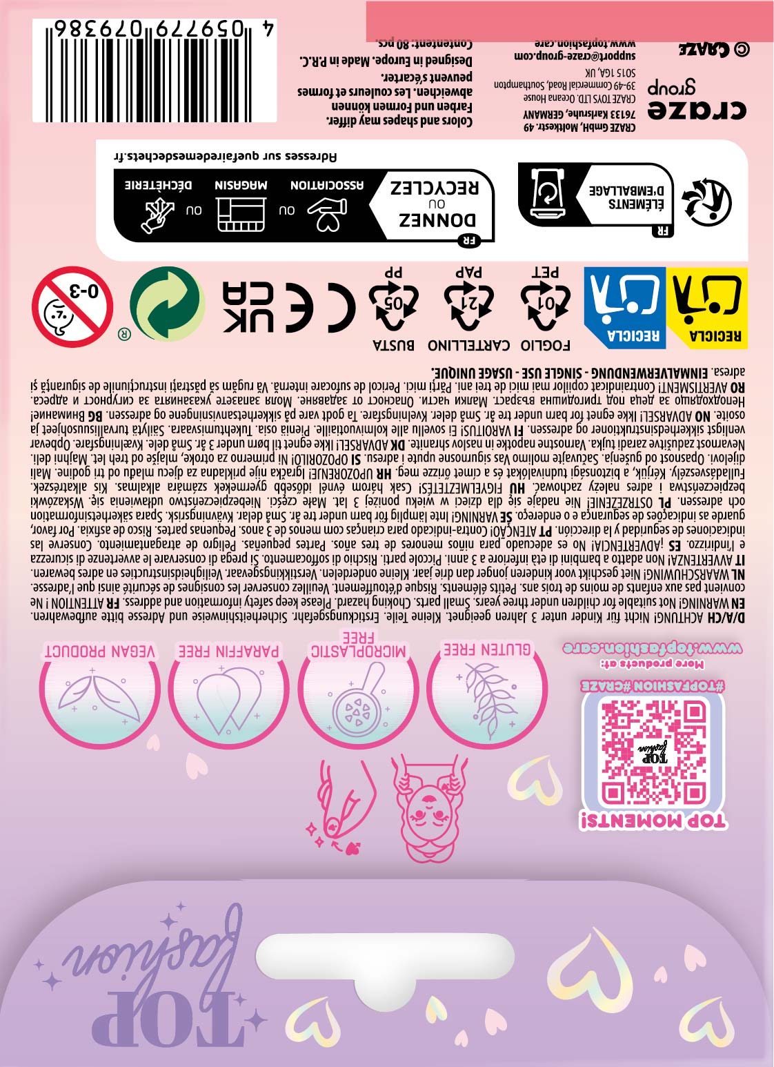 TOP FASHION Nail Tattoos – 80 trendige Nagelsticker für einen coolen Glam-Look, 3 Designs