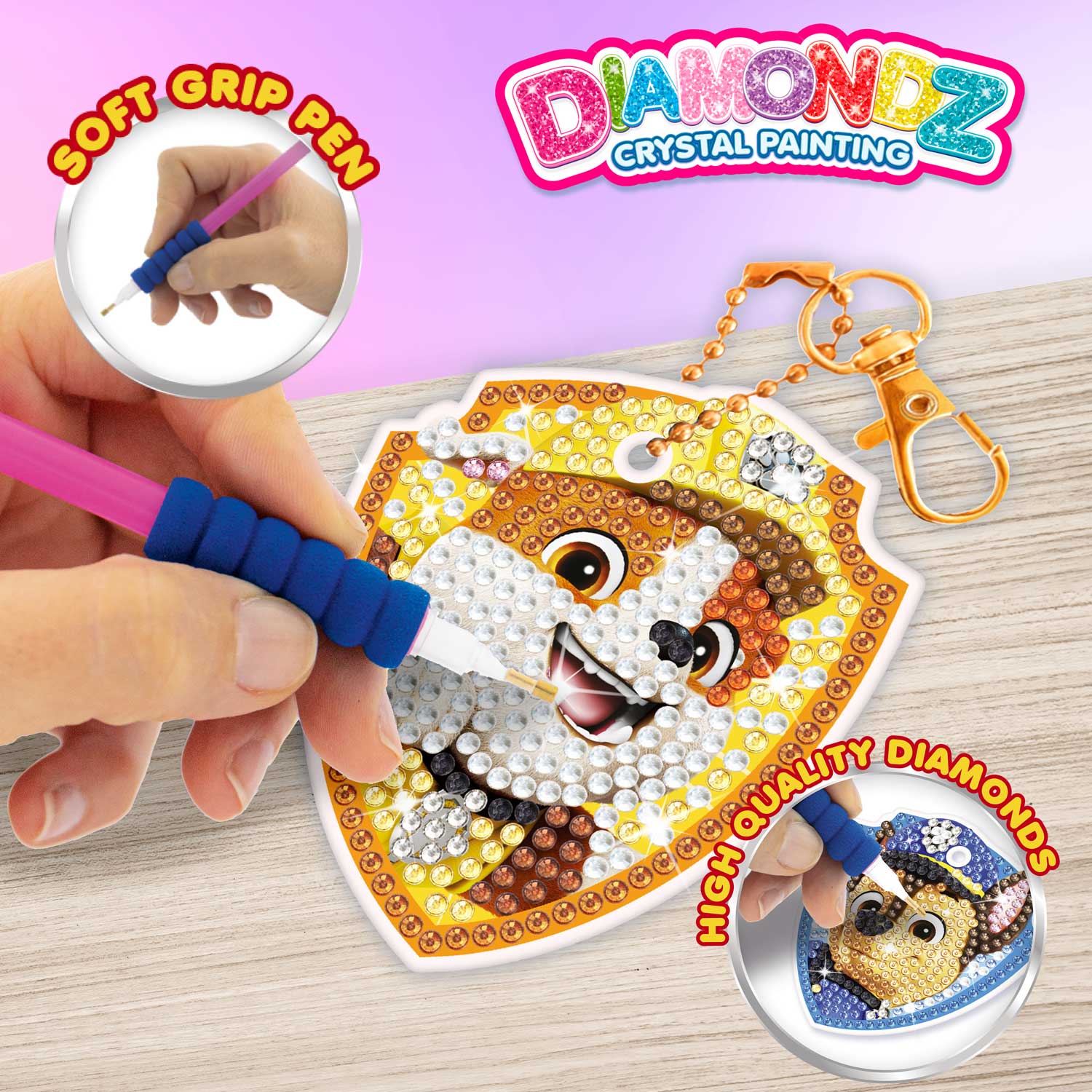 DIAMONDZ - PAW PATROL Schlüsselanhänger Set
