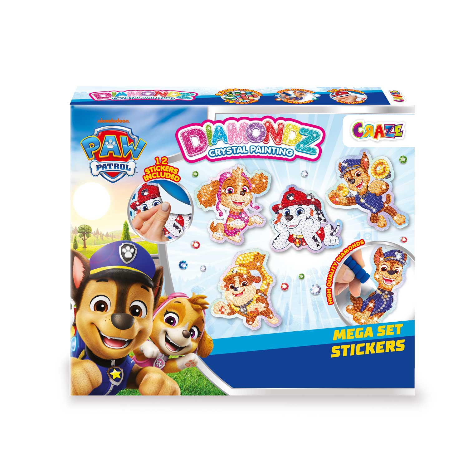 DIAMONDZ - PAW PATROL Mega Set Stickers