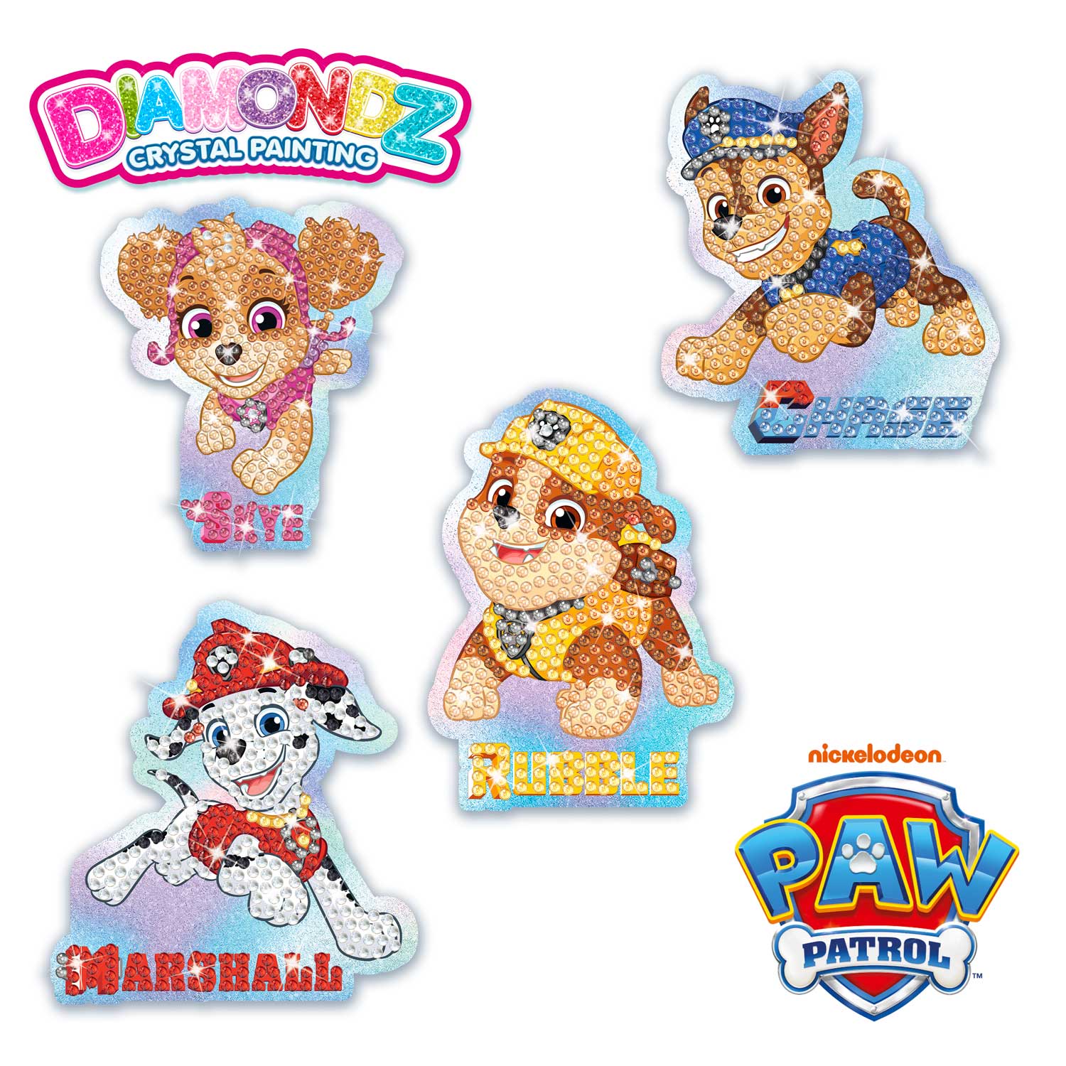 DIAMONDZ - PAW PATROL Starter Set Stickers