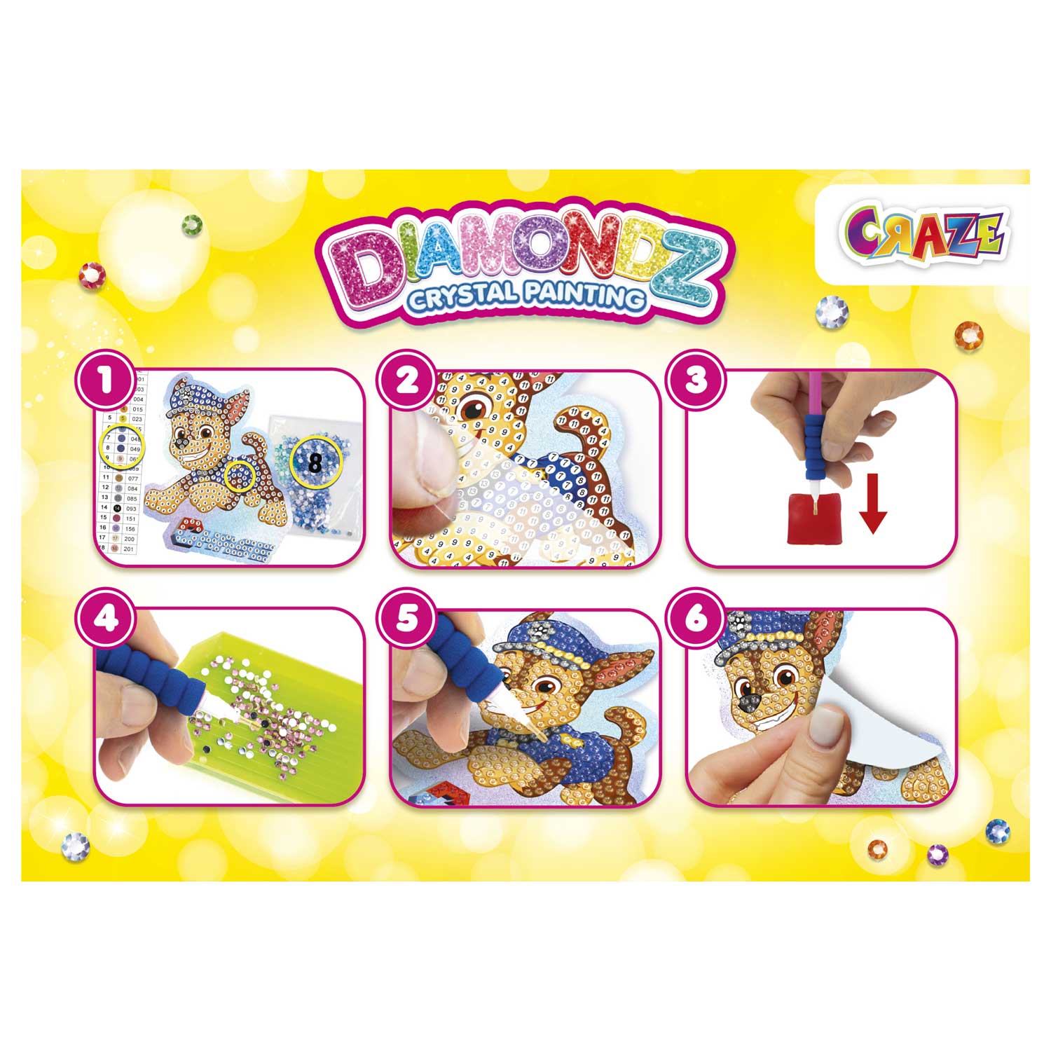 DIAMONDZ - PAW PATROL Starter Set Stickers
