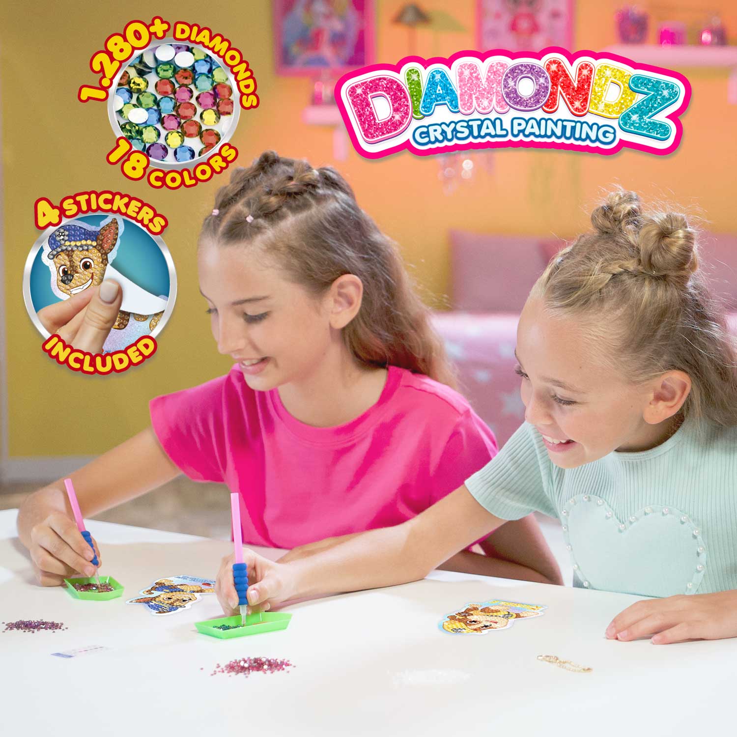 DIAMONDZ - PAW PATROL Starter Set Stickers