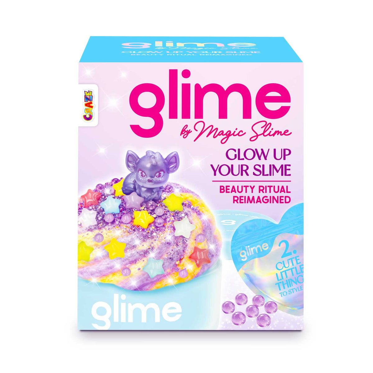 MAGIC SLIME GLIME Starter Pack – Kreatives Slime Set mit trendigen Toppings & Überraschungsfigur