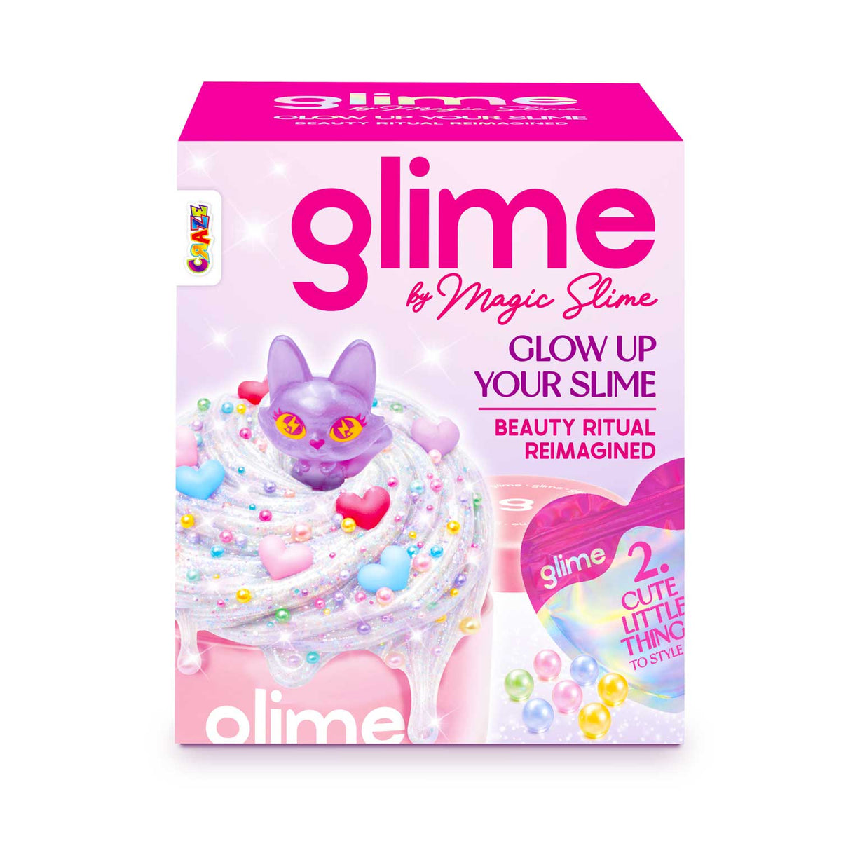 MAGIC SLIME GLIME Starter Pack – Kreatives Slime Set mit trendigen Toppings & Überraschungsfigur