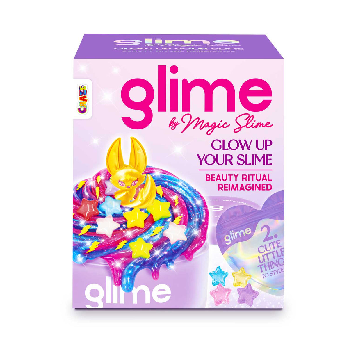 MAGIC SLIME GLIME Starter Pack – Kreatives Slime Set mit trendigen Toppings & Überraschungsfigur