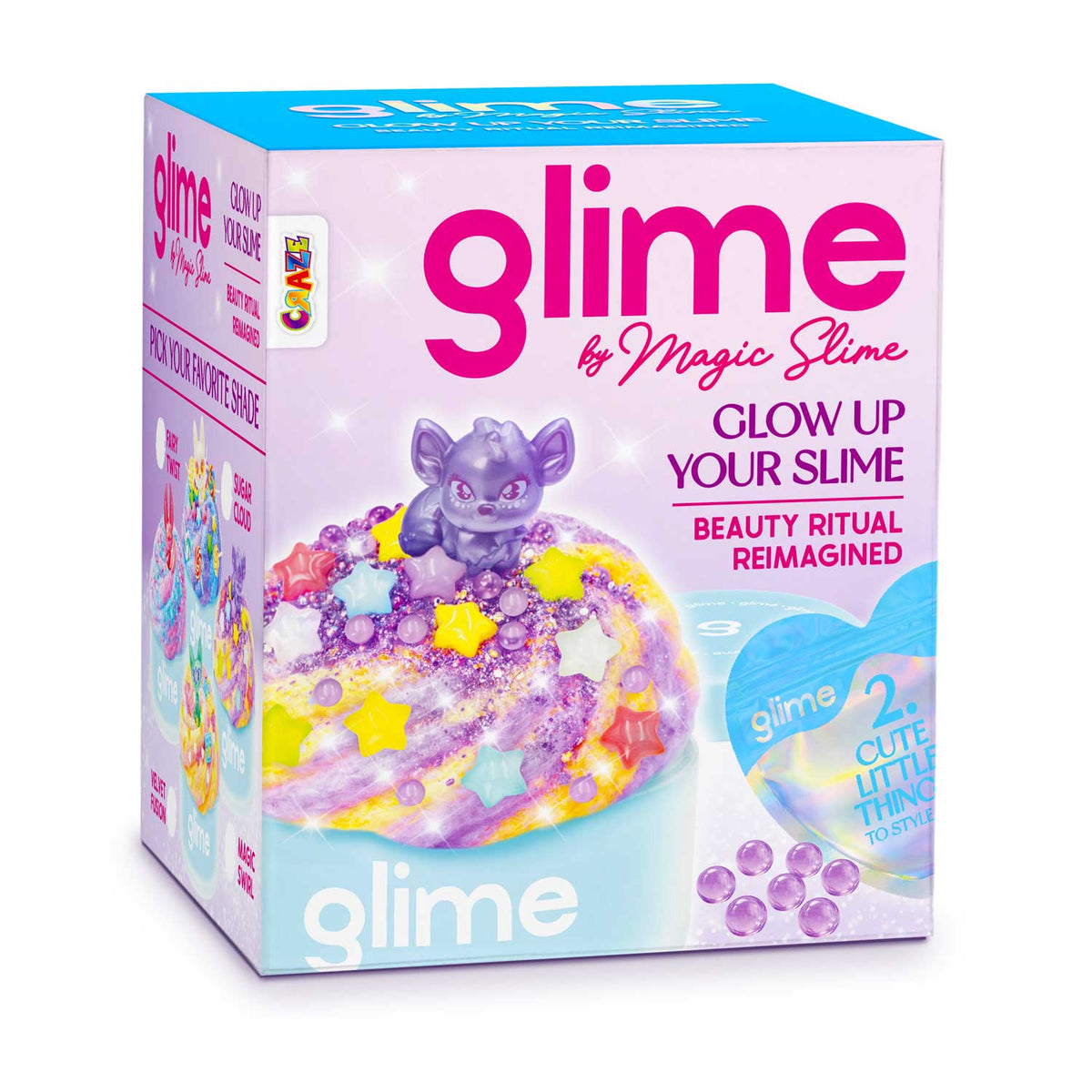 MAGIC SLIME GLIME Starter Pack – Kreatives Slime Set mit trendigen Toppings & Überraschungsfigur