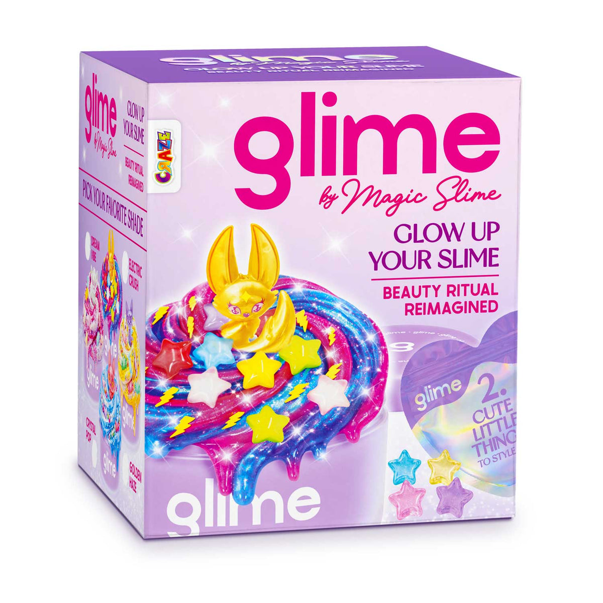 MAGIC SLIME GLIME Starter Pack – Kreatives Slime Set mit trendigen Toppings & Überraschungsfigur