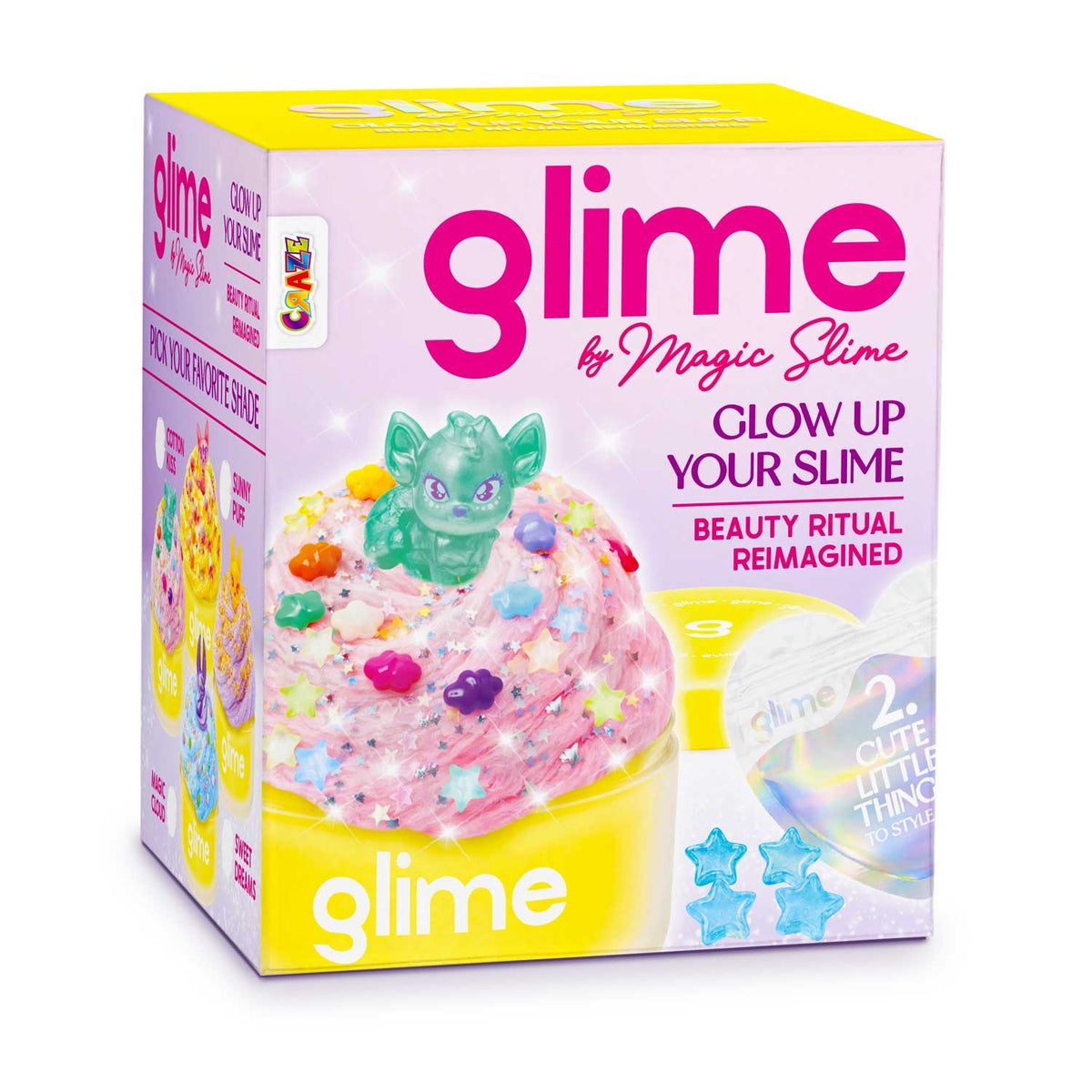 MAGIC SLIME GLIME Starter Pack – Kreatives Slime Set mit trendigen Toppings & Überraschungsfigur