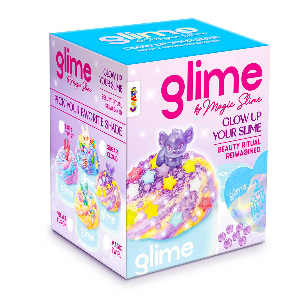 MAGIC SLIME GLIME Starter Pack – Kreatives Slime Set mit trendigen Toppings & Überraschungsfigur
