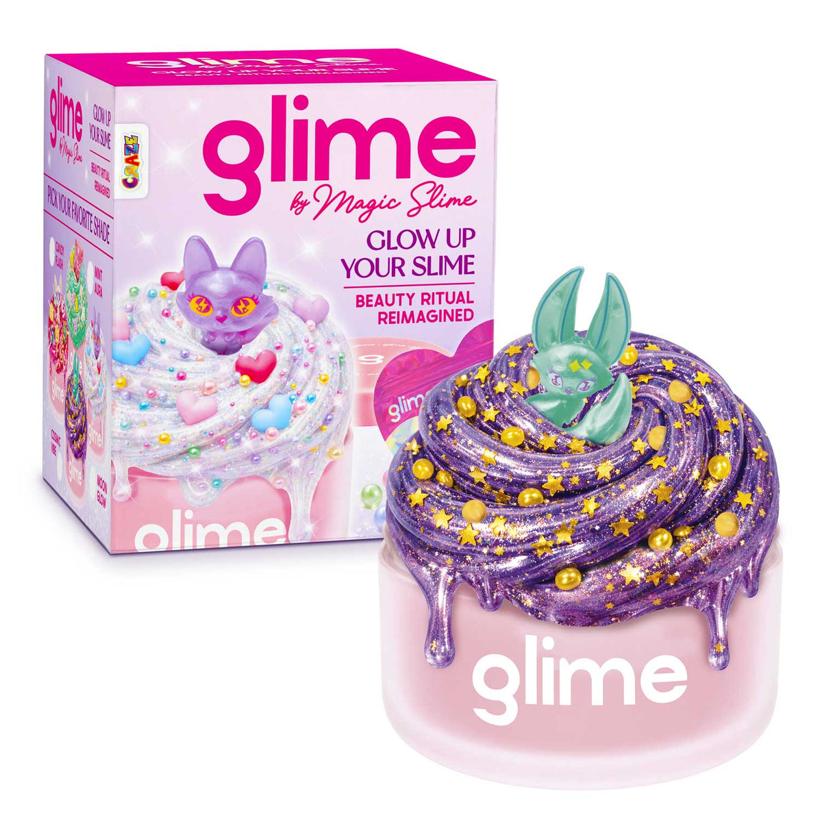 MAGIC SLIME GLIME Starter Pack – Kreatives Slime Set mit trendigen Toppings & Überraschungsfigur