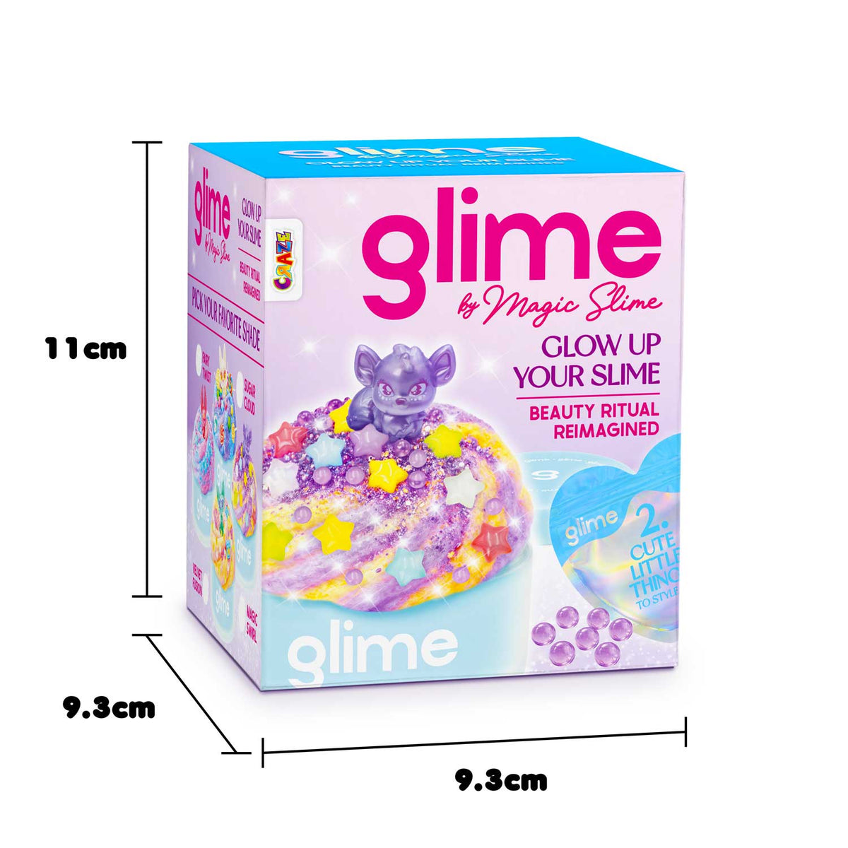 MAGIC SLIME GLIME Starter Pack – Kreatives Slime Set mit trendigen Toppings & Überraschungsfigur