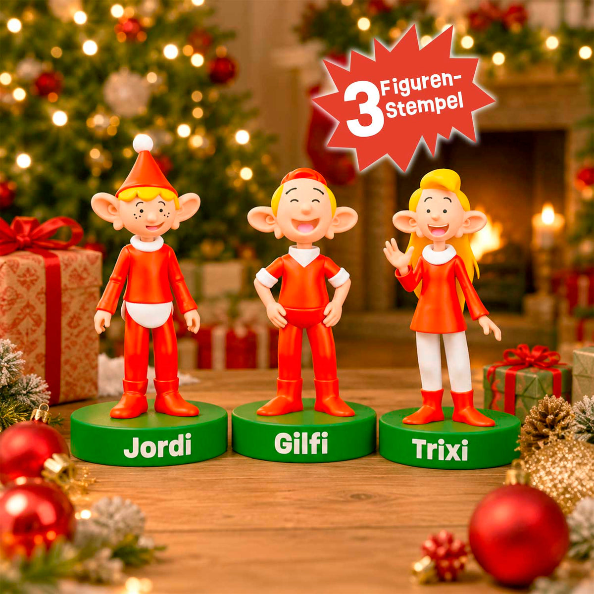 CRAZE Weihnachtsmann Adventskalender – 24 Überraschungen mit Spielzeug & Zubehör.