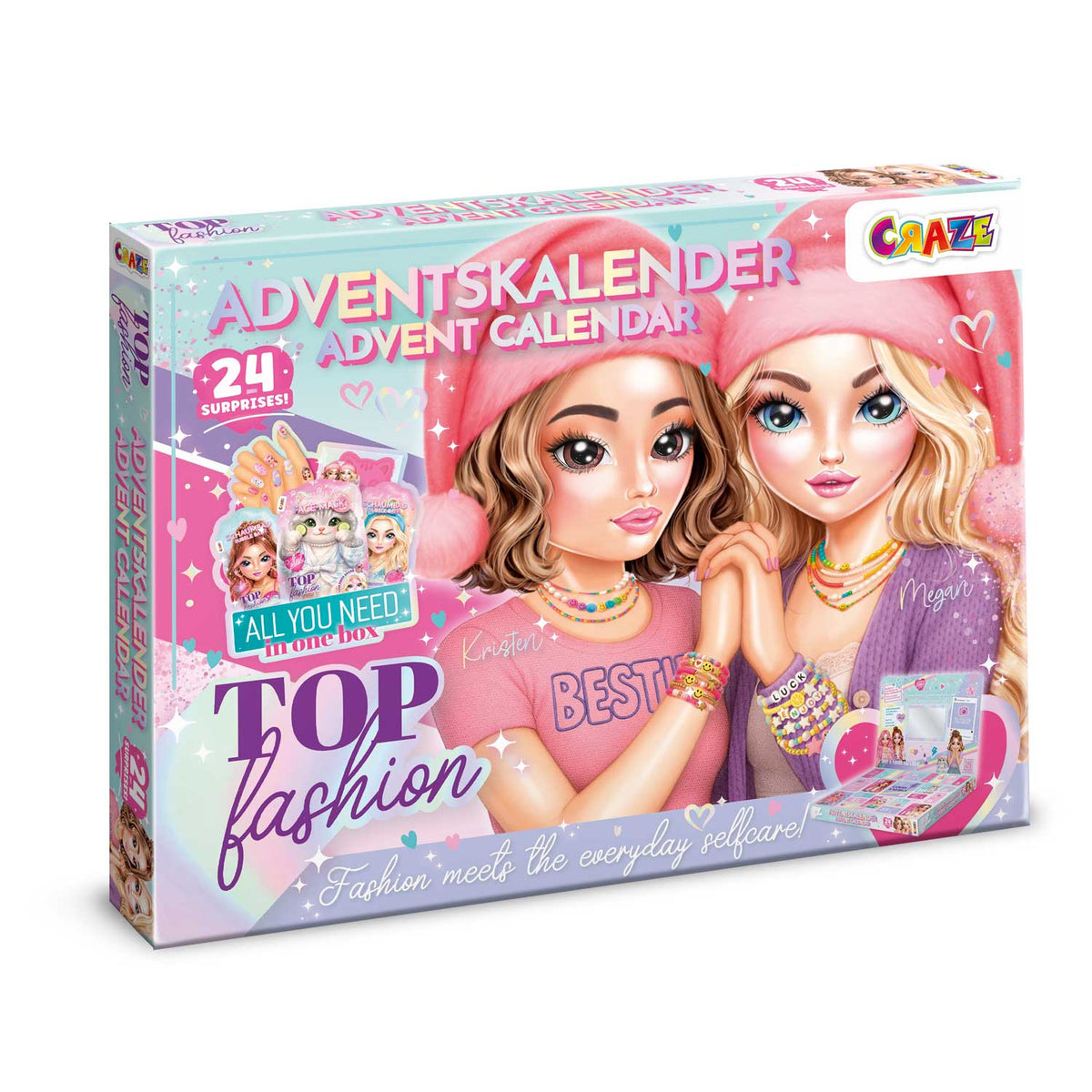 CRAZE TOP FASHION Adventskalender – 24 Fashion-, Beauty- & DIY-Überraschungen.