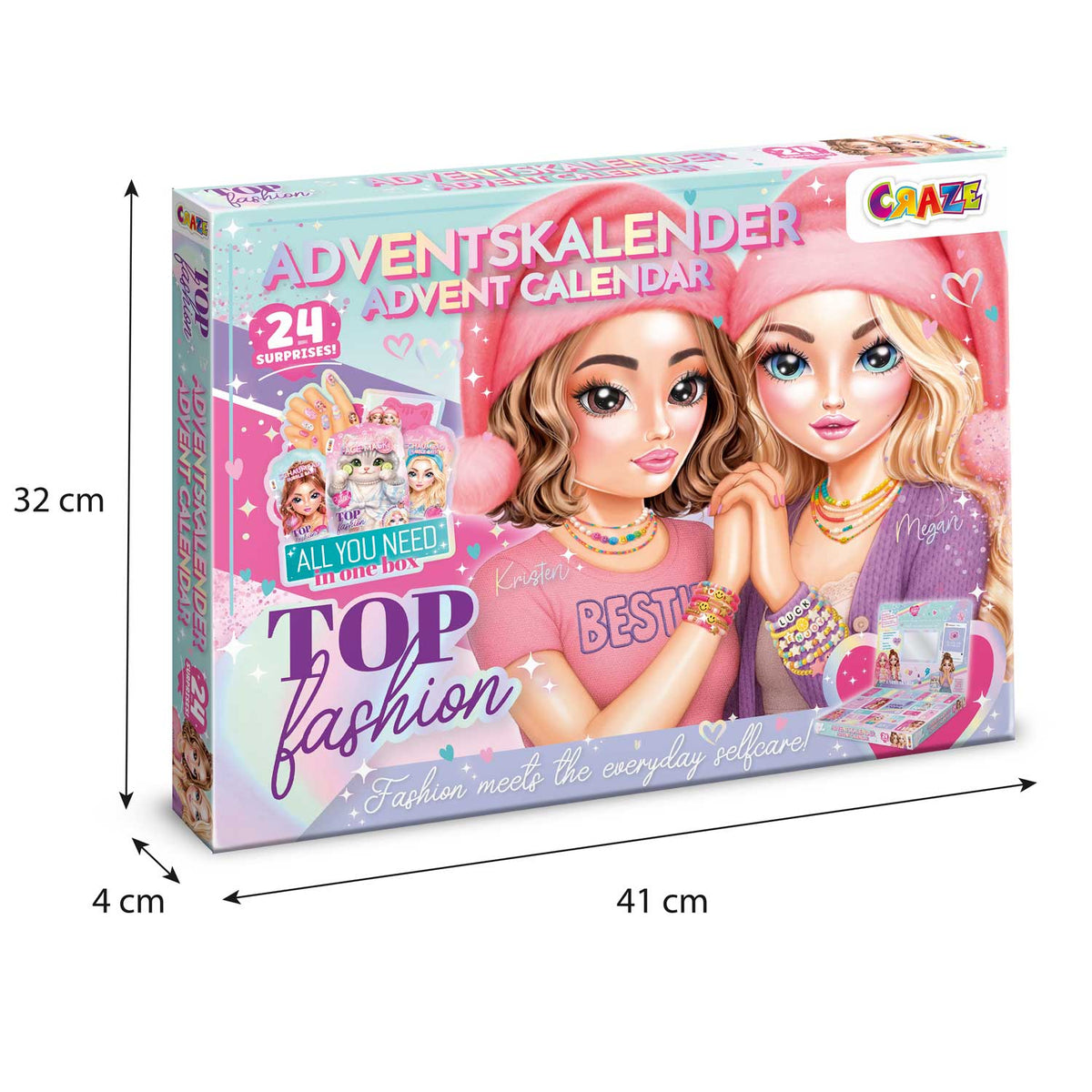 CRAZE TOP FASHION Adventskalender – 24 Fashion-, Beauty- & DIY-Überraschungen.