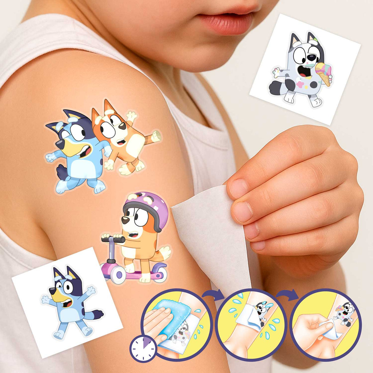 INKEE Bluey Adventskalender – 24 Badeüberraschungen für Kinder