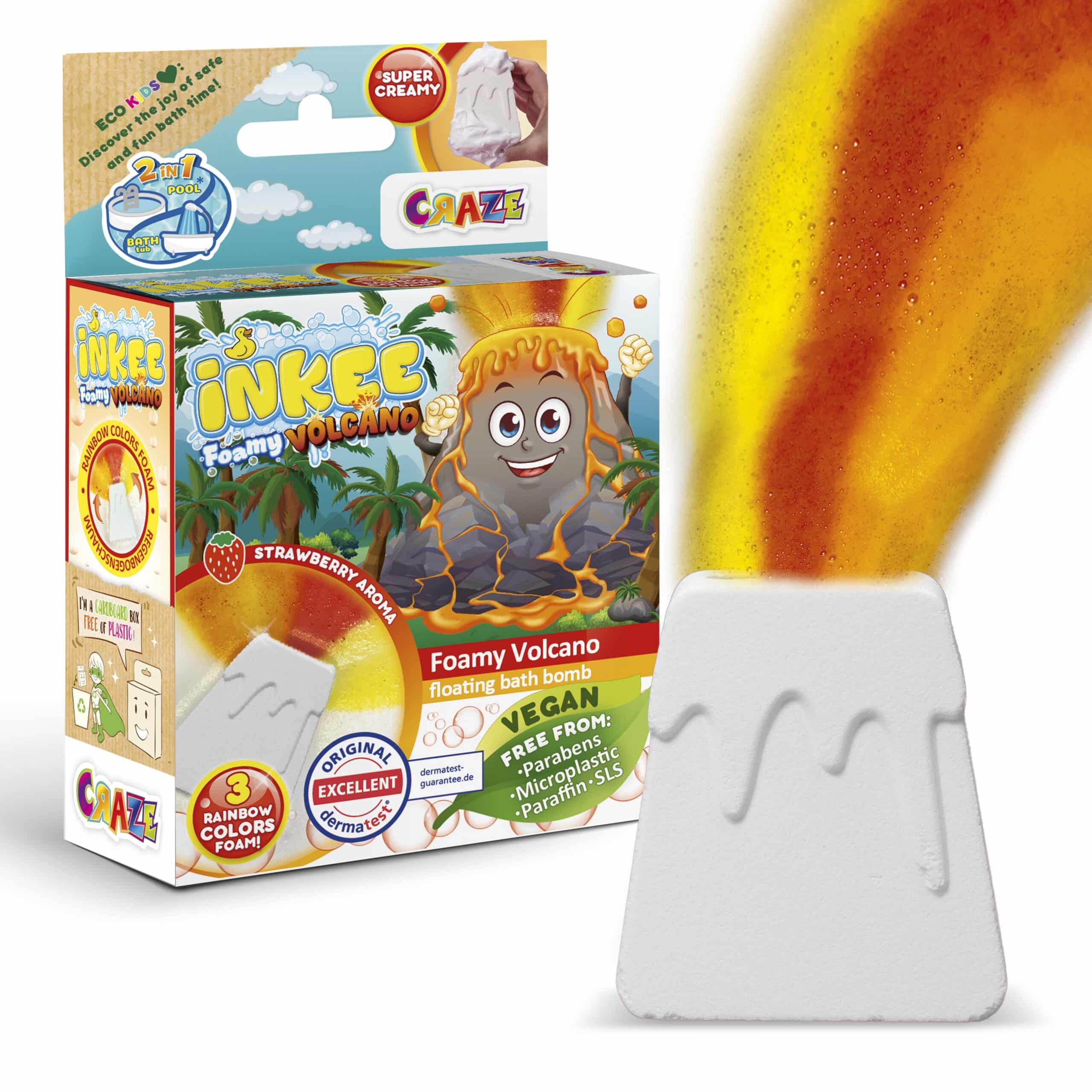 volcano bath toy