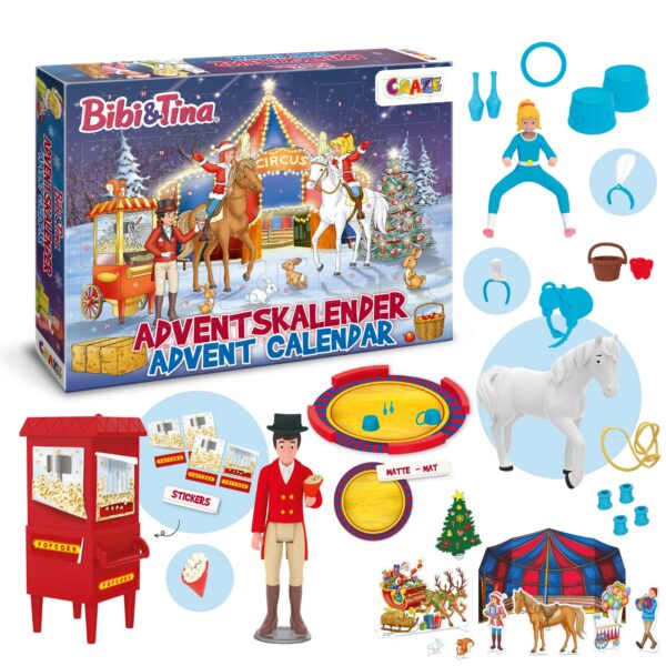 Adventskalender Bibi & Tina Weihnachtszirkus CRAZE Shop